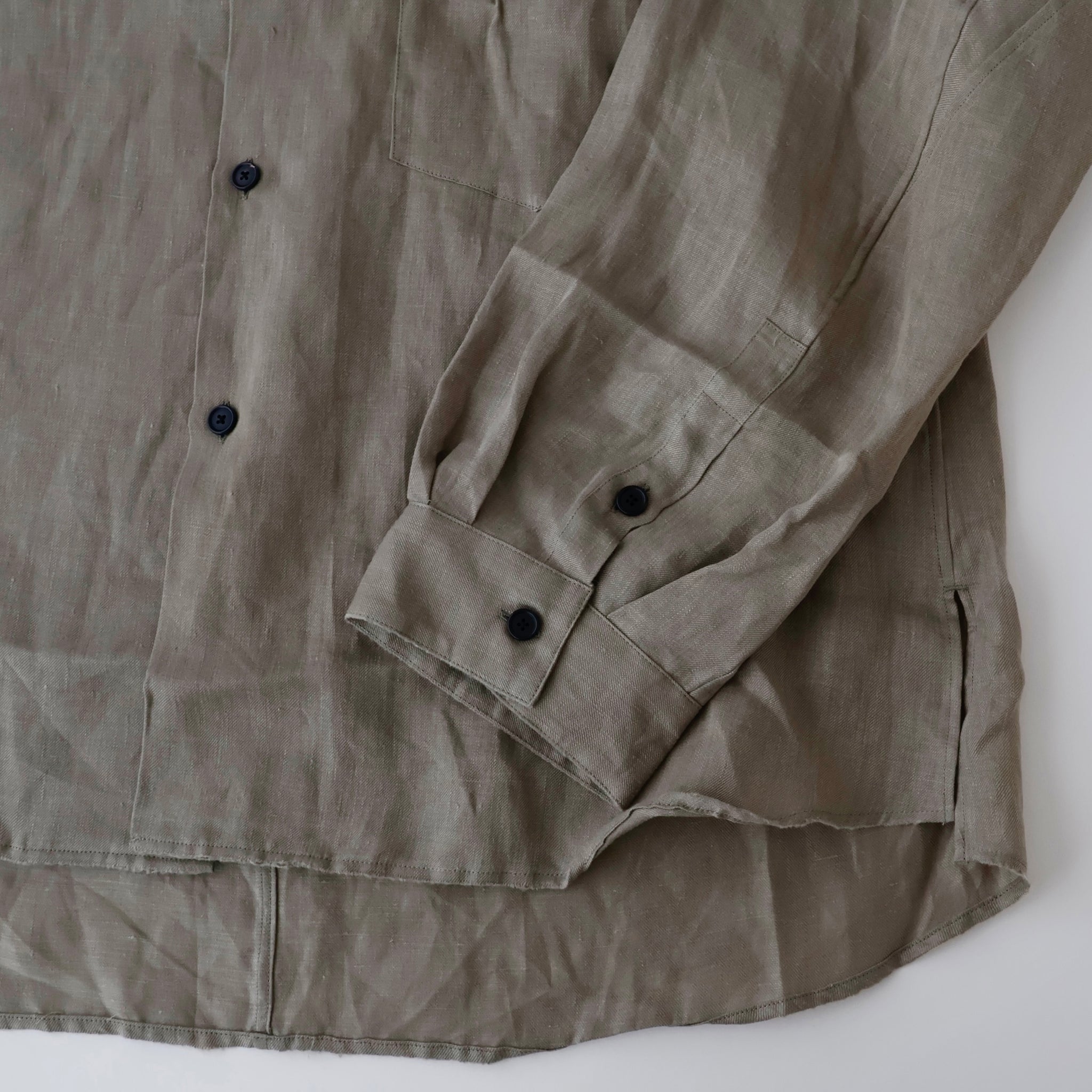 100/S LINEN TAILORED SHIRT