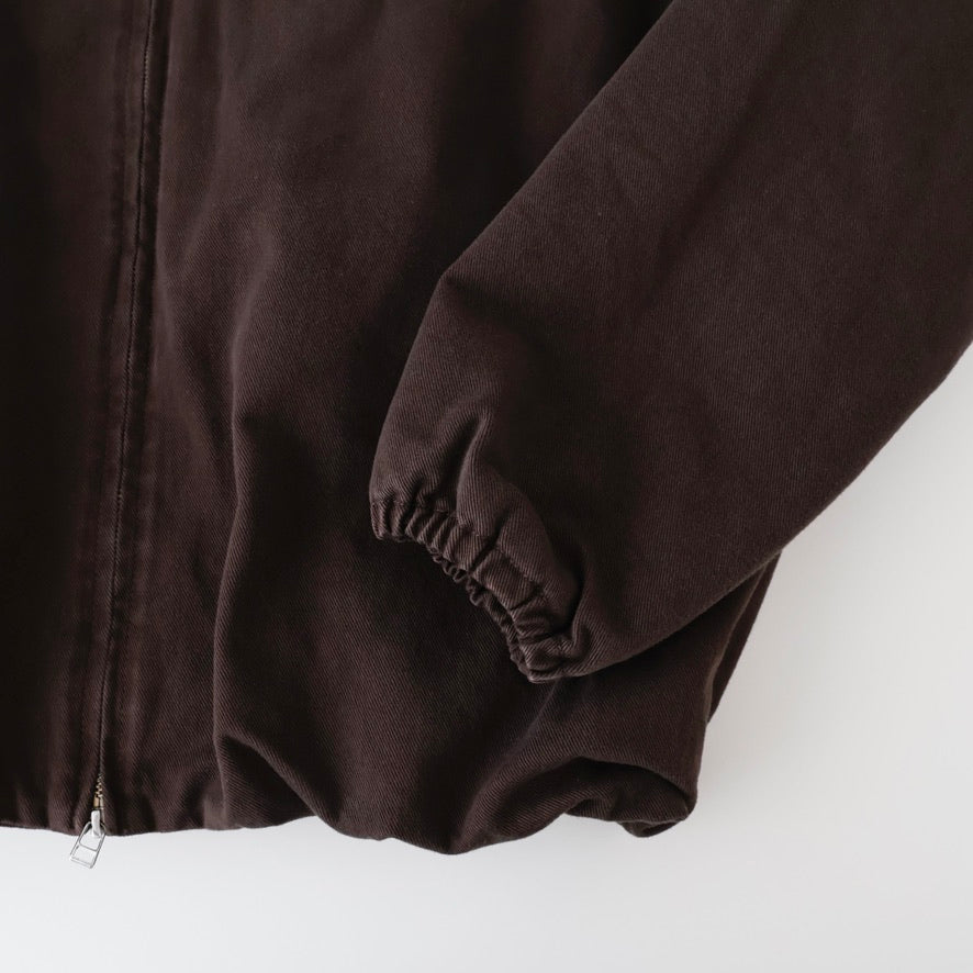 Caviar Oversized Blouson in Brushed Cotton