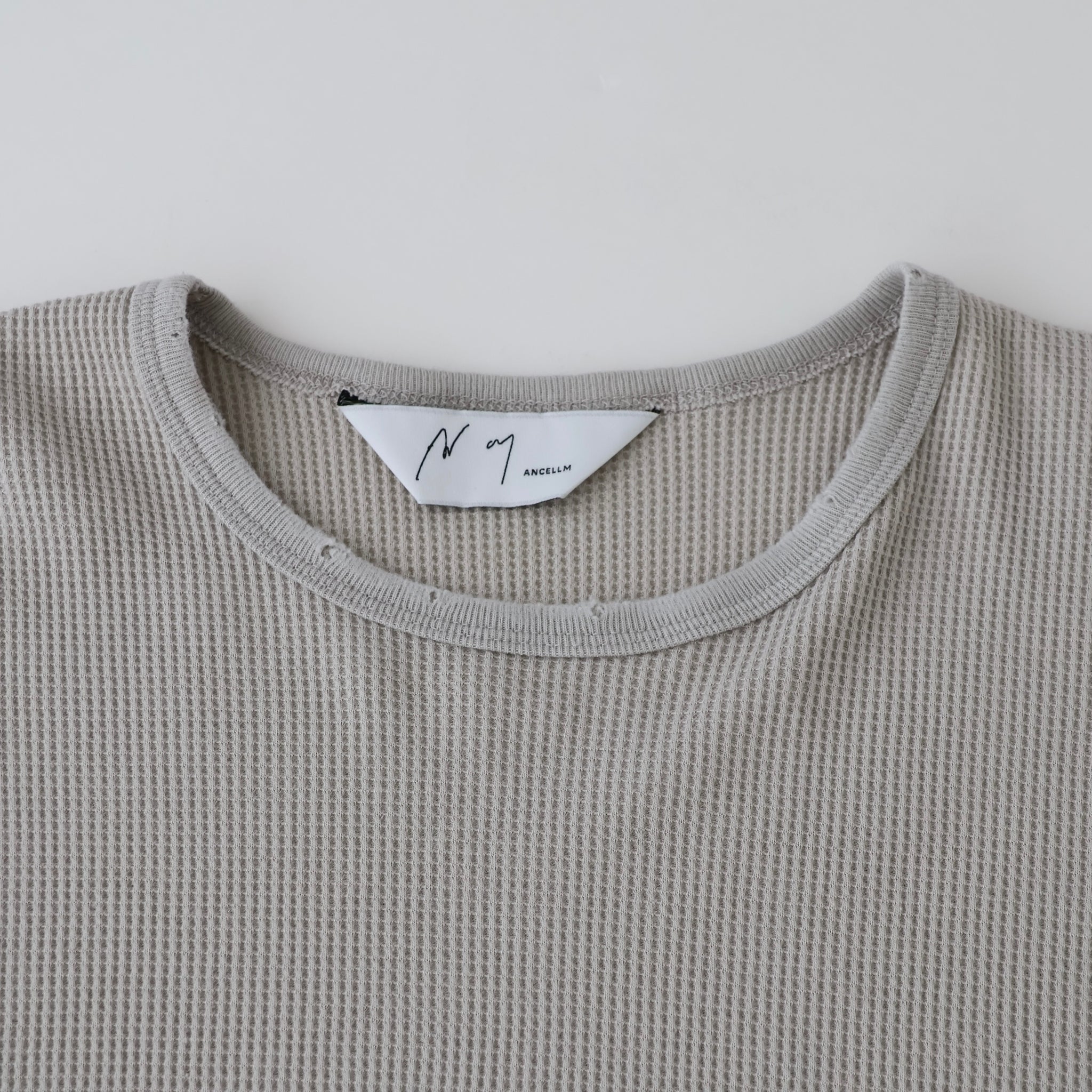 DAMAGE WAFFLE CREW LS T-SHIRT