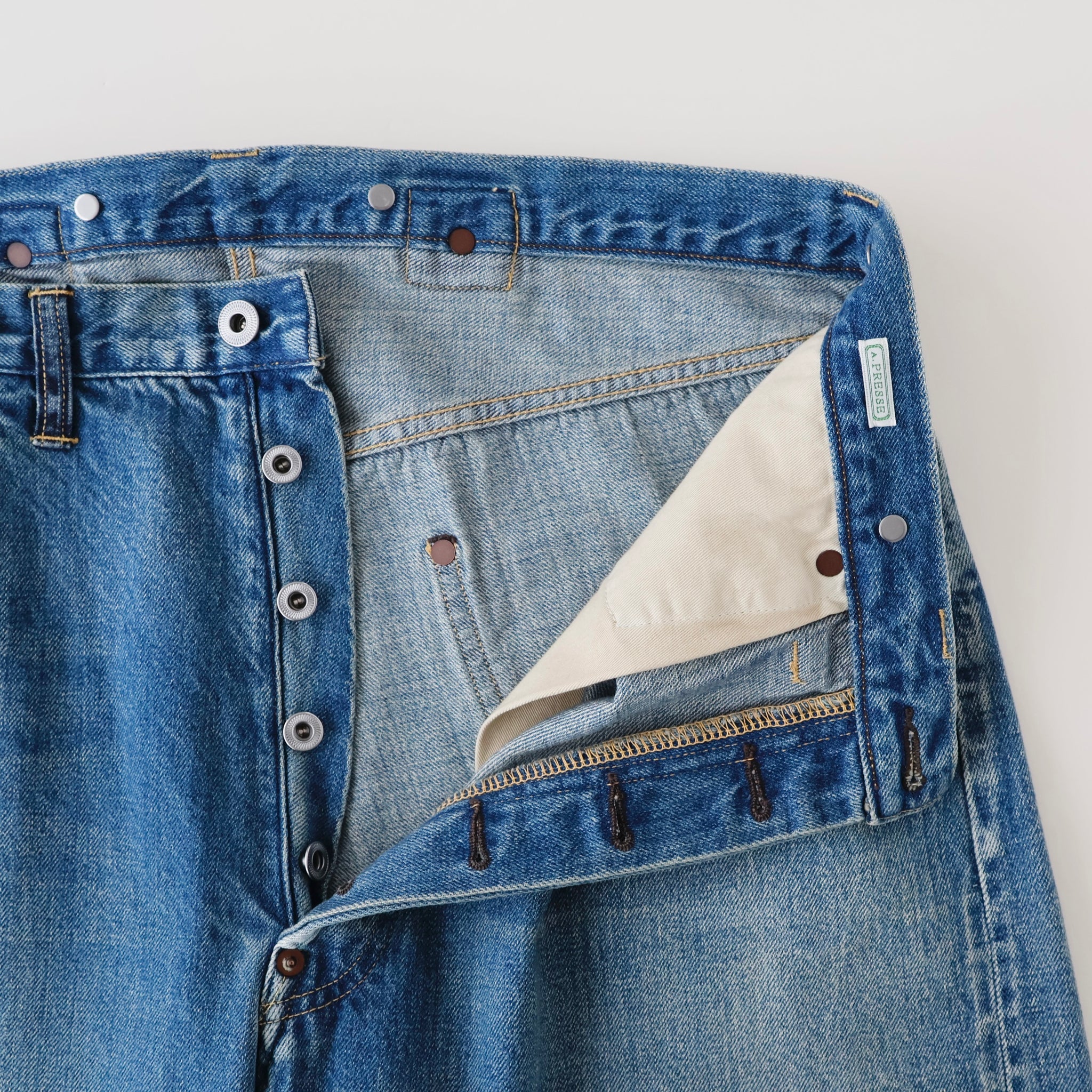 No.22 Washed Wide Denim Pants - ref. / Web Store