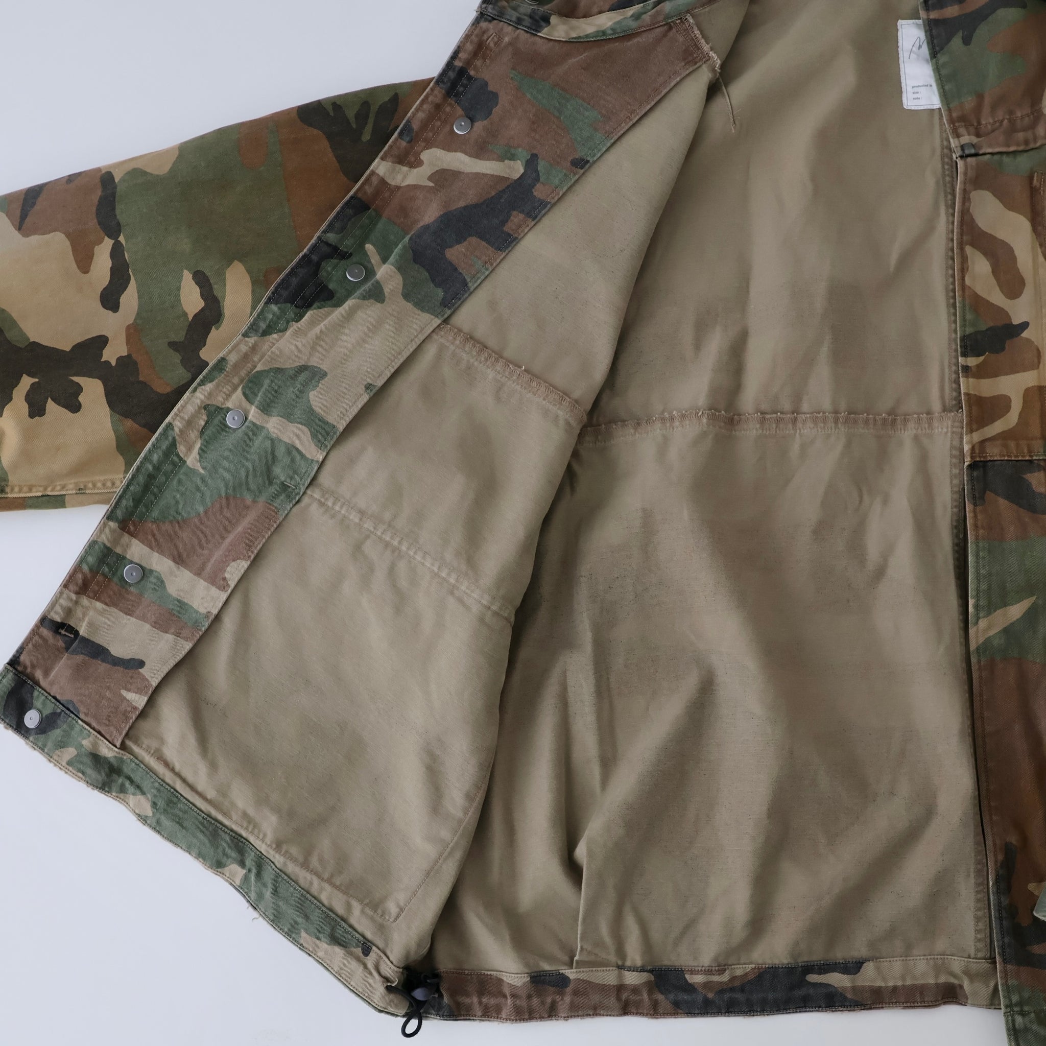 CAMO ZIPUP HOODIE