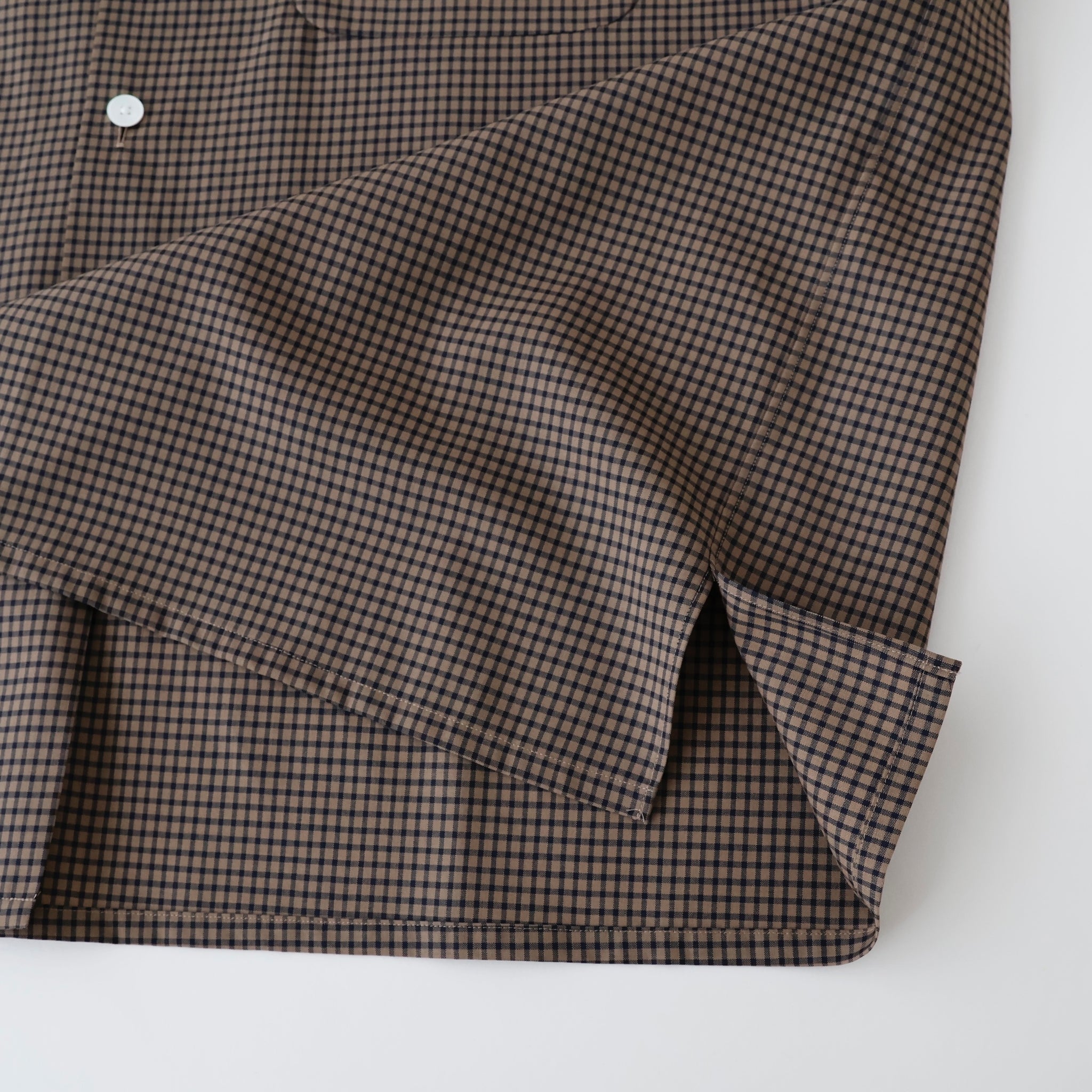Summer Wool Open Collar SS Shirt