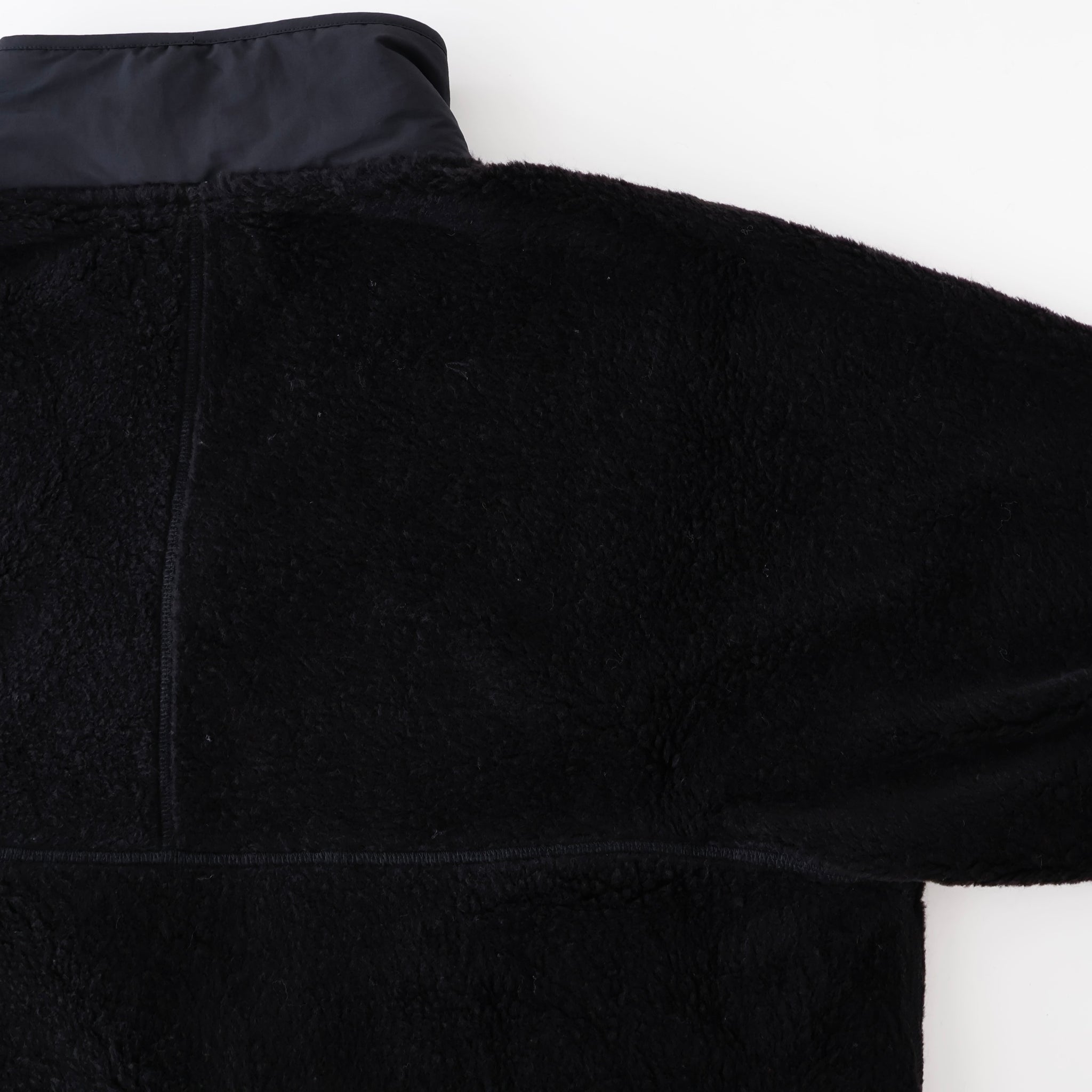 Wool Boa Zip-Up Blouson
