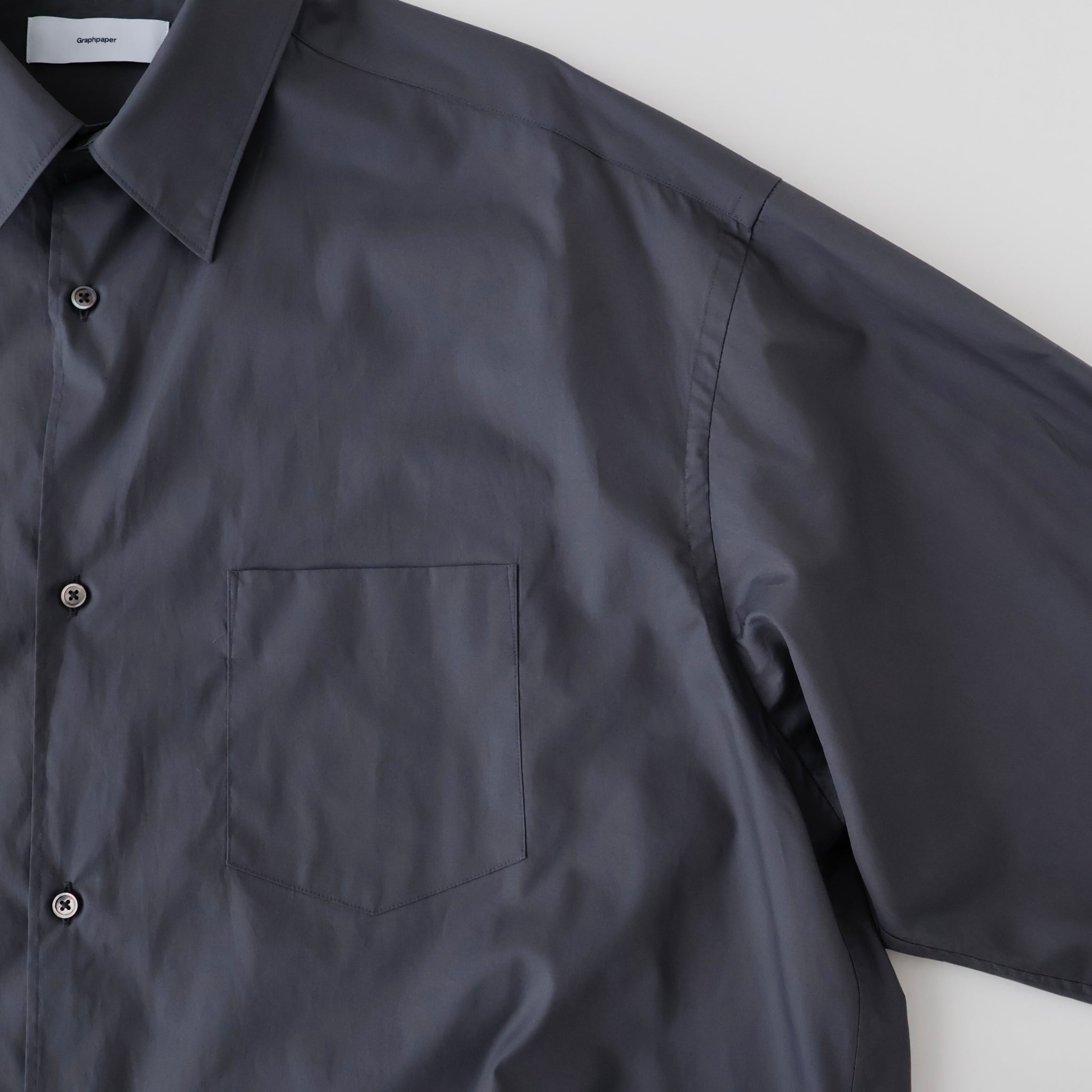 Broad L/S Oversized Regular Collar Shirt - ref. / Web Store