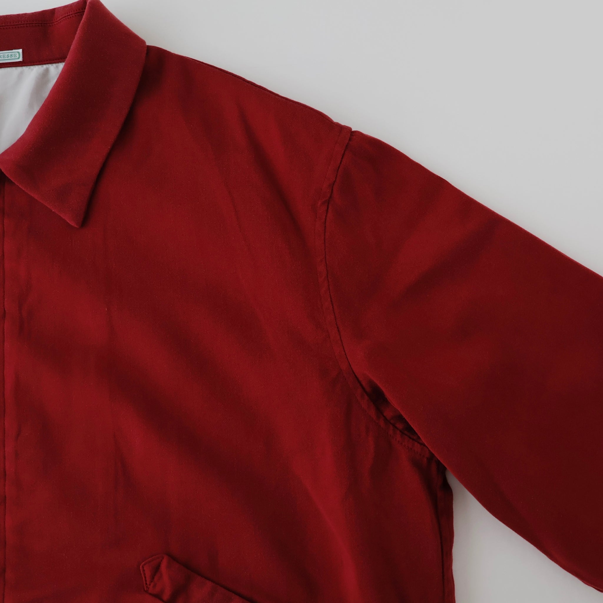 Washed Silk Rayon Gabardine Jacket