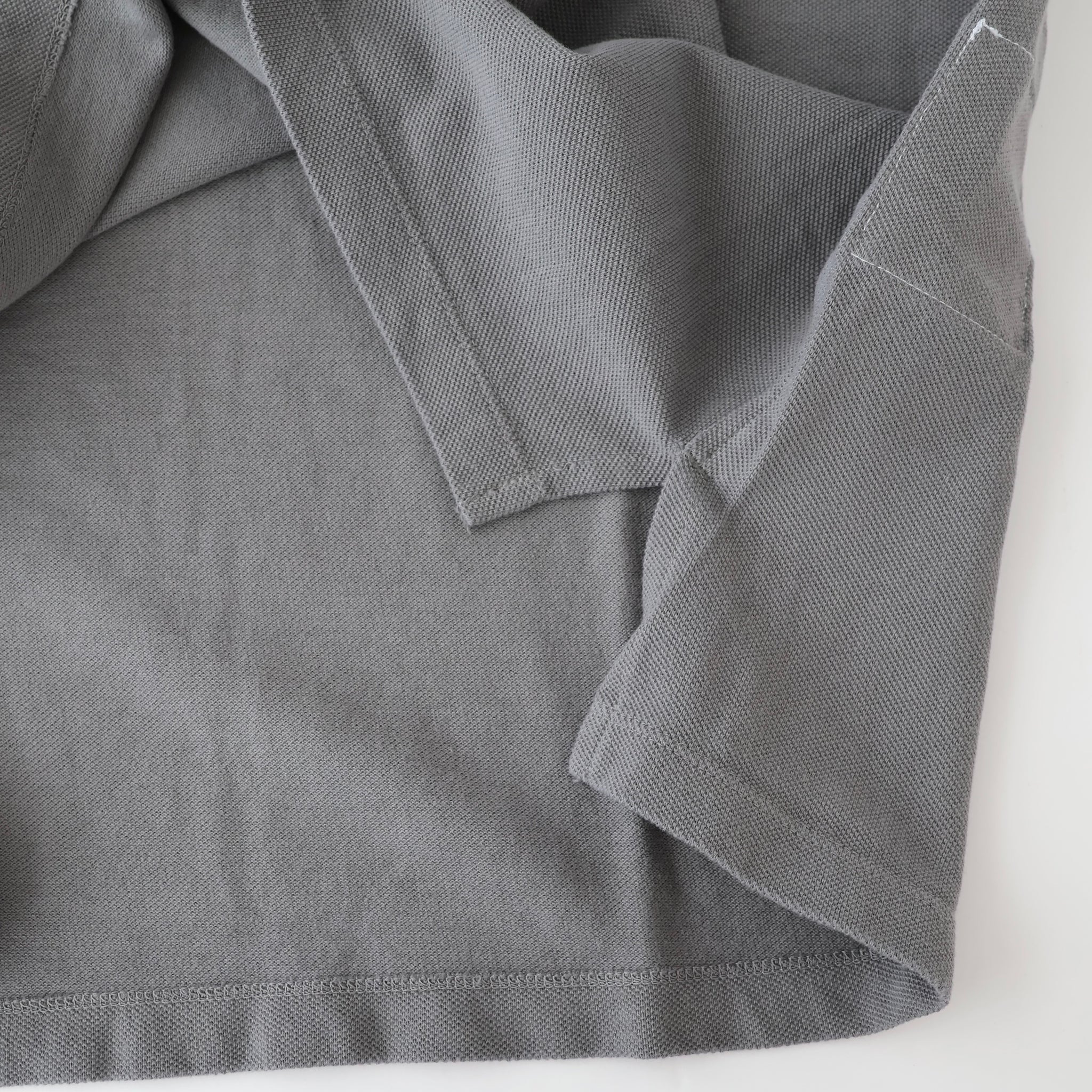 CLERK S/S T-NECK TEE COTTON PIQUE OVERDYED