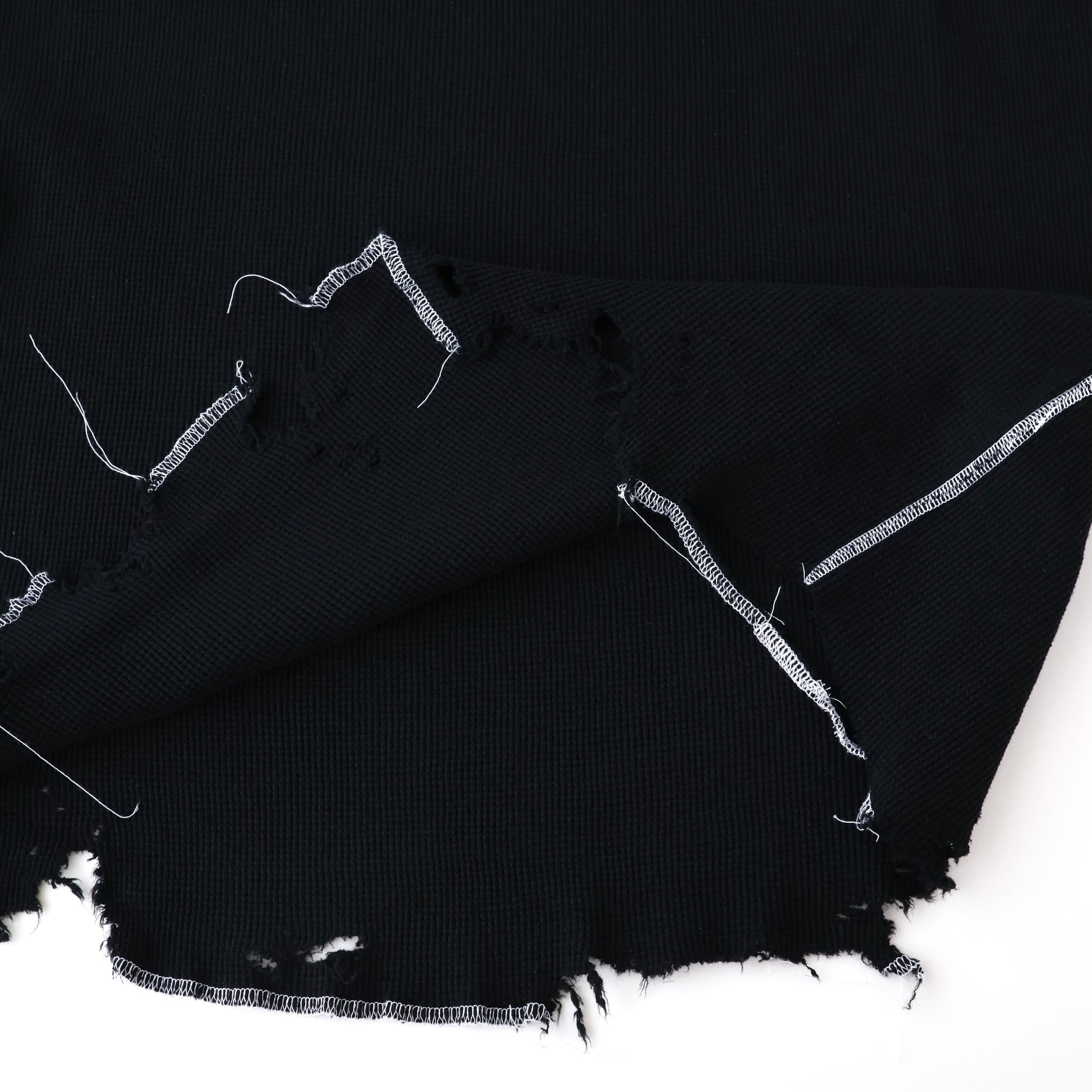 DAMAGE WAFFLE CREW LS T-SHIRT