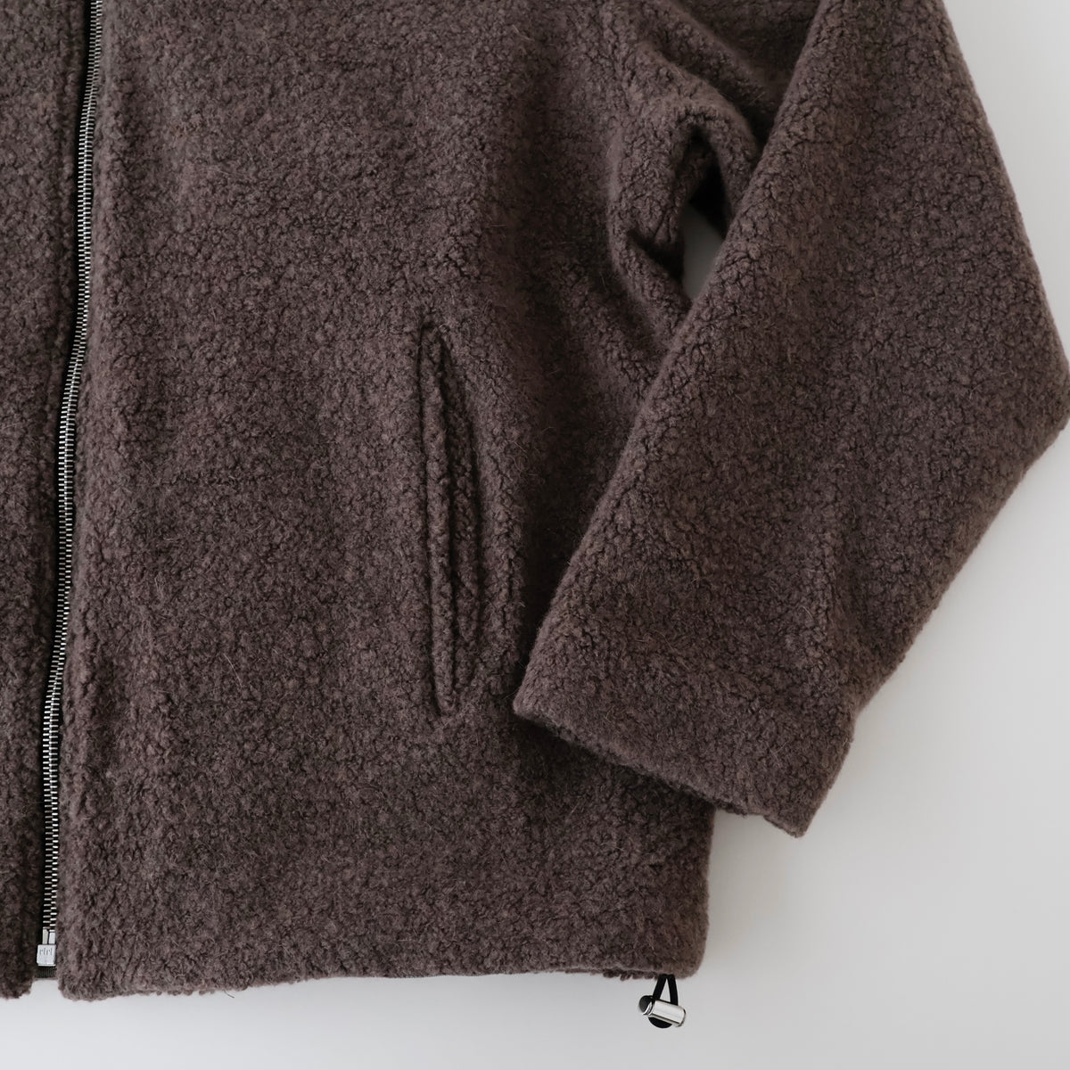 Boa Fleece Jacket in Angora/Virgin Wool