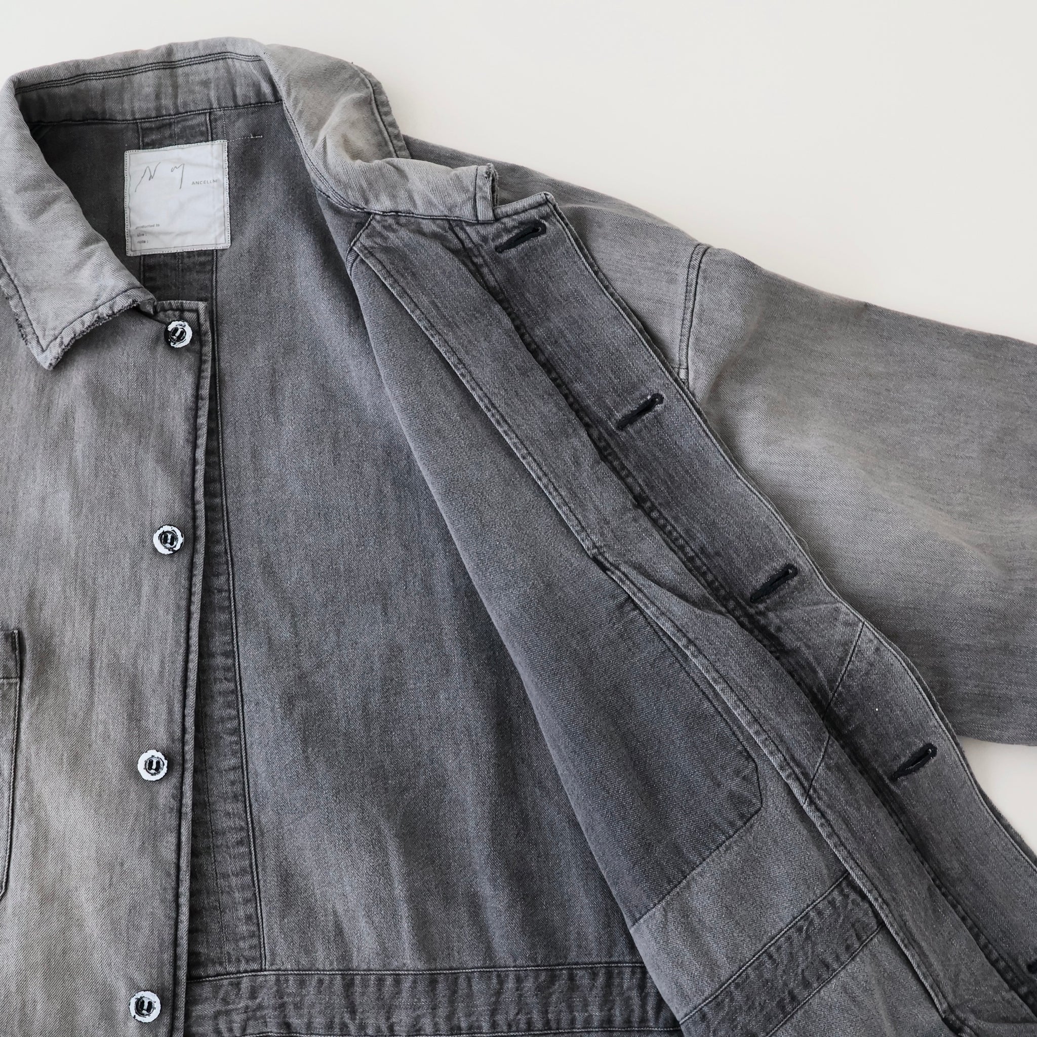 AGING DENIM SHIRT JACKET