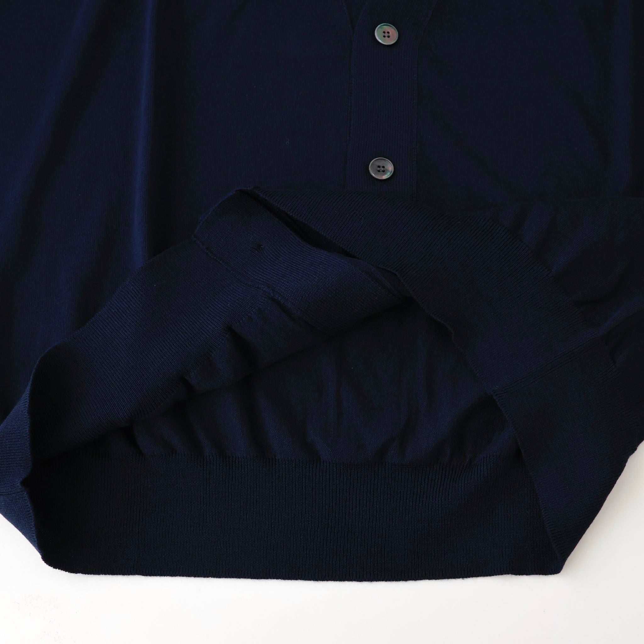 Wool Cotton High Gauge Cardigan