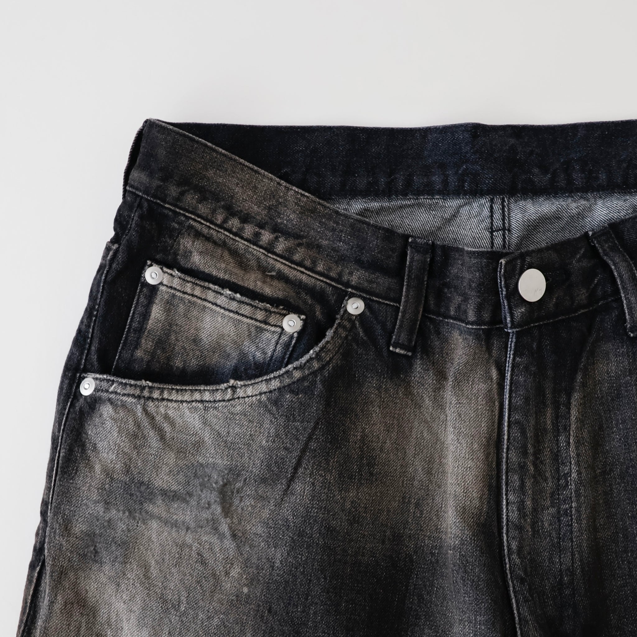 AGING MIDDLE STRAIGHT 5P DENIM PANTS