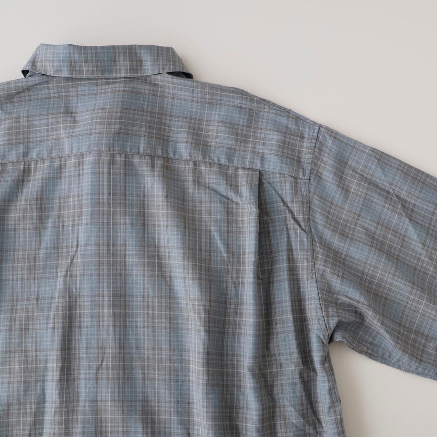 AGING RAYON CHECK SHIRT