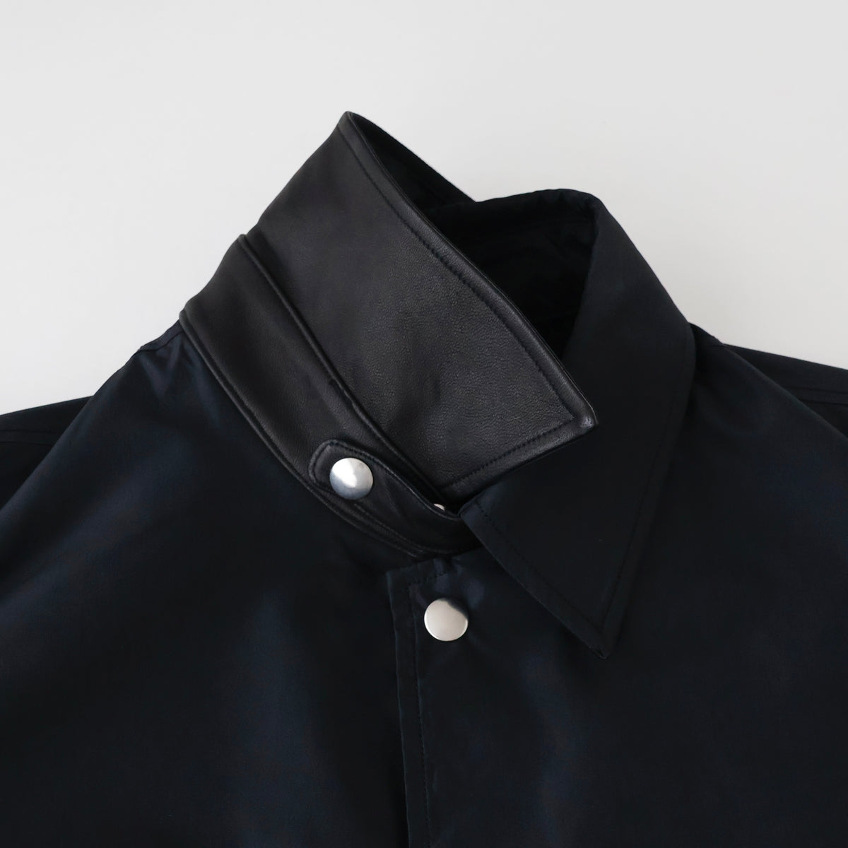 Silk Poly Coach Jacket