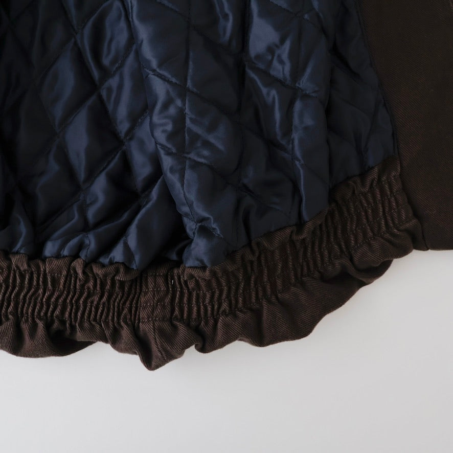 Caviar Oversized Blouson in Brushed Cotton