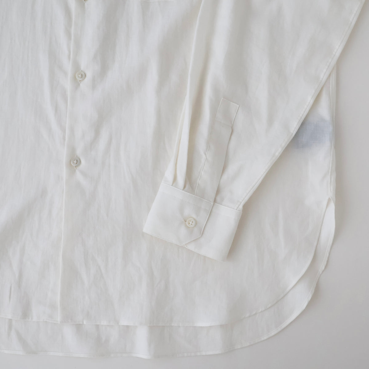COTTON SILK OVERSIZED LS SHIRT