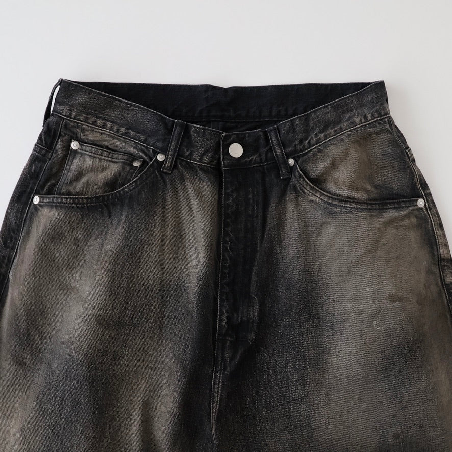 AGING WIDE 5P DENIM PANTS