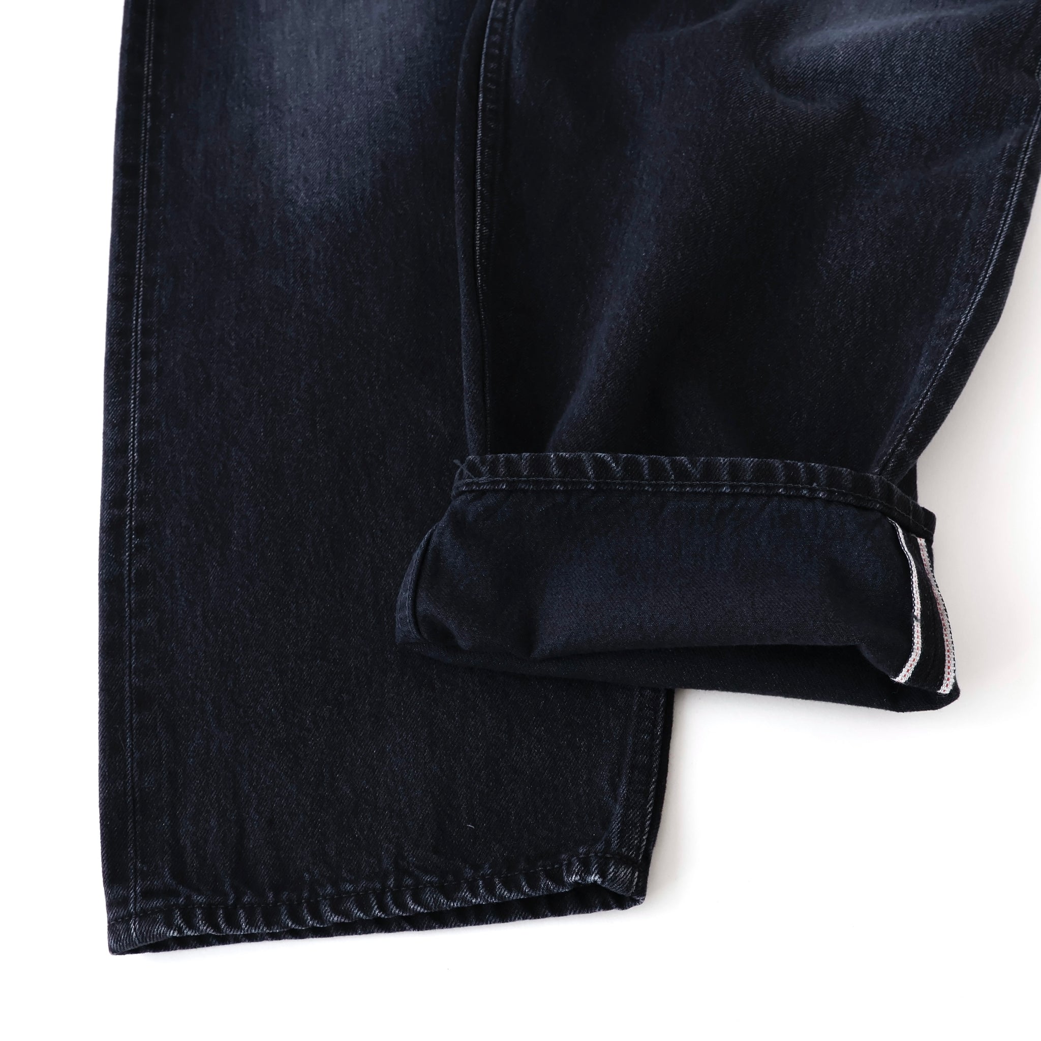 Selvage Denim Two Tuck Tapered Pants - ref. / Web Store