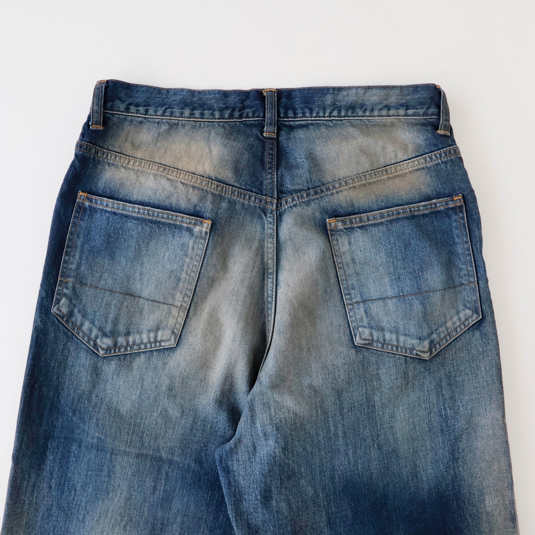AGING MIDDLE STRAIGHT 5P DENIM PANTS