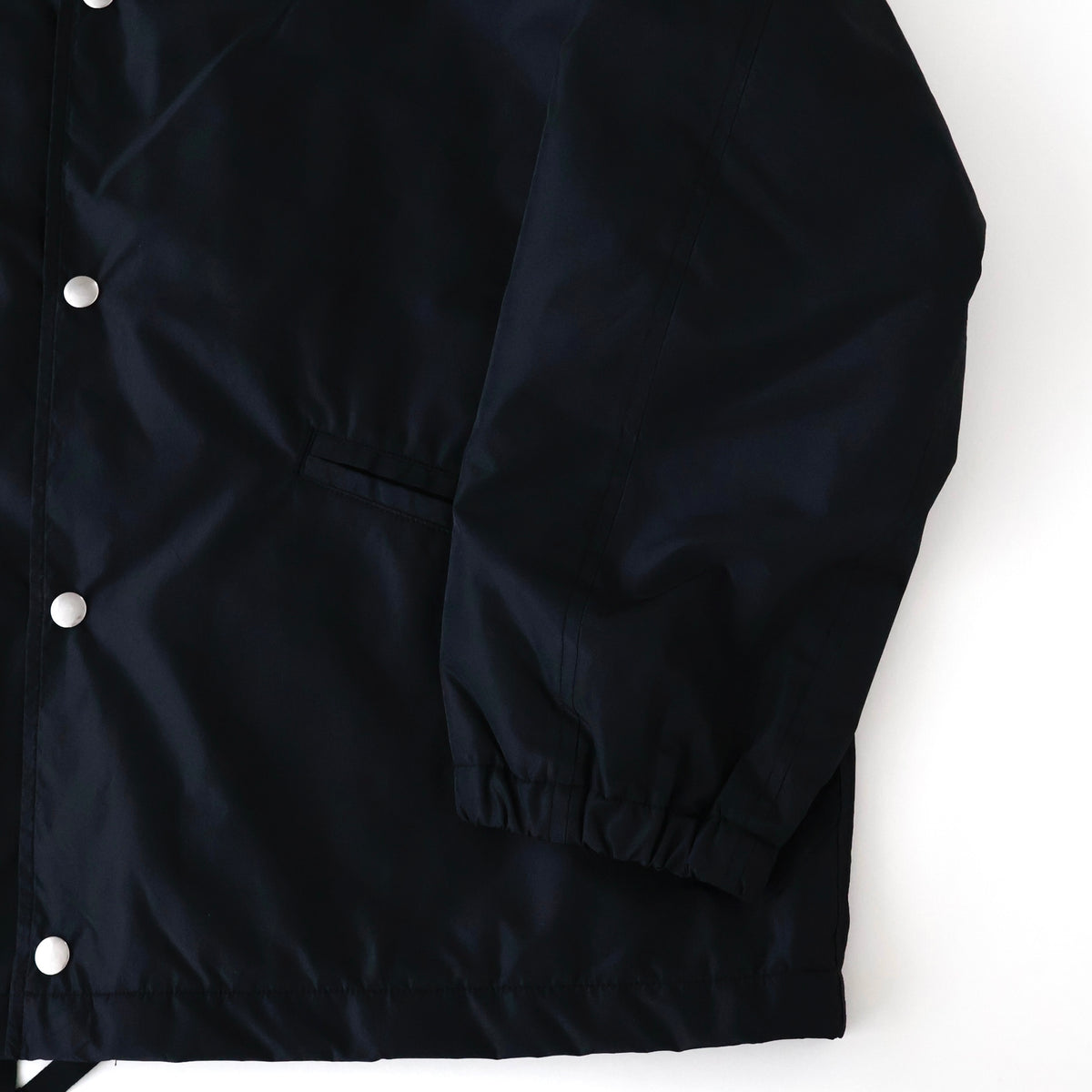 Silk Poly Coach Jacket