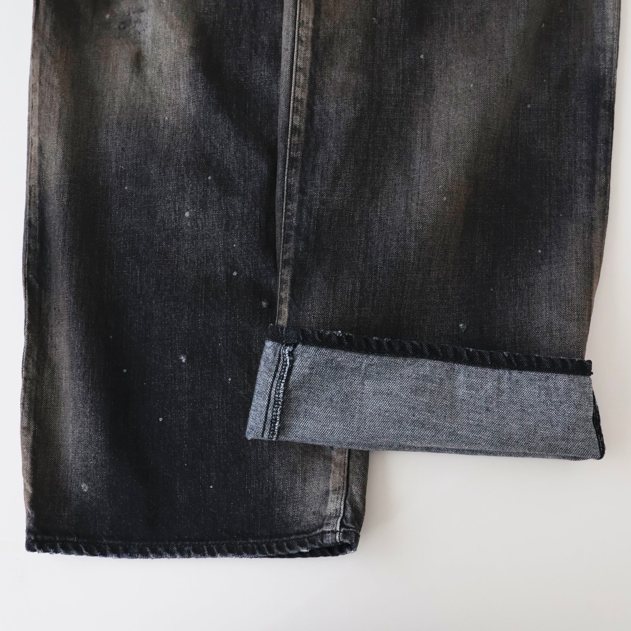 AGING MIDDLE STRAIGHT 5P DENIM PANTS