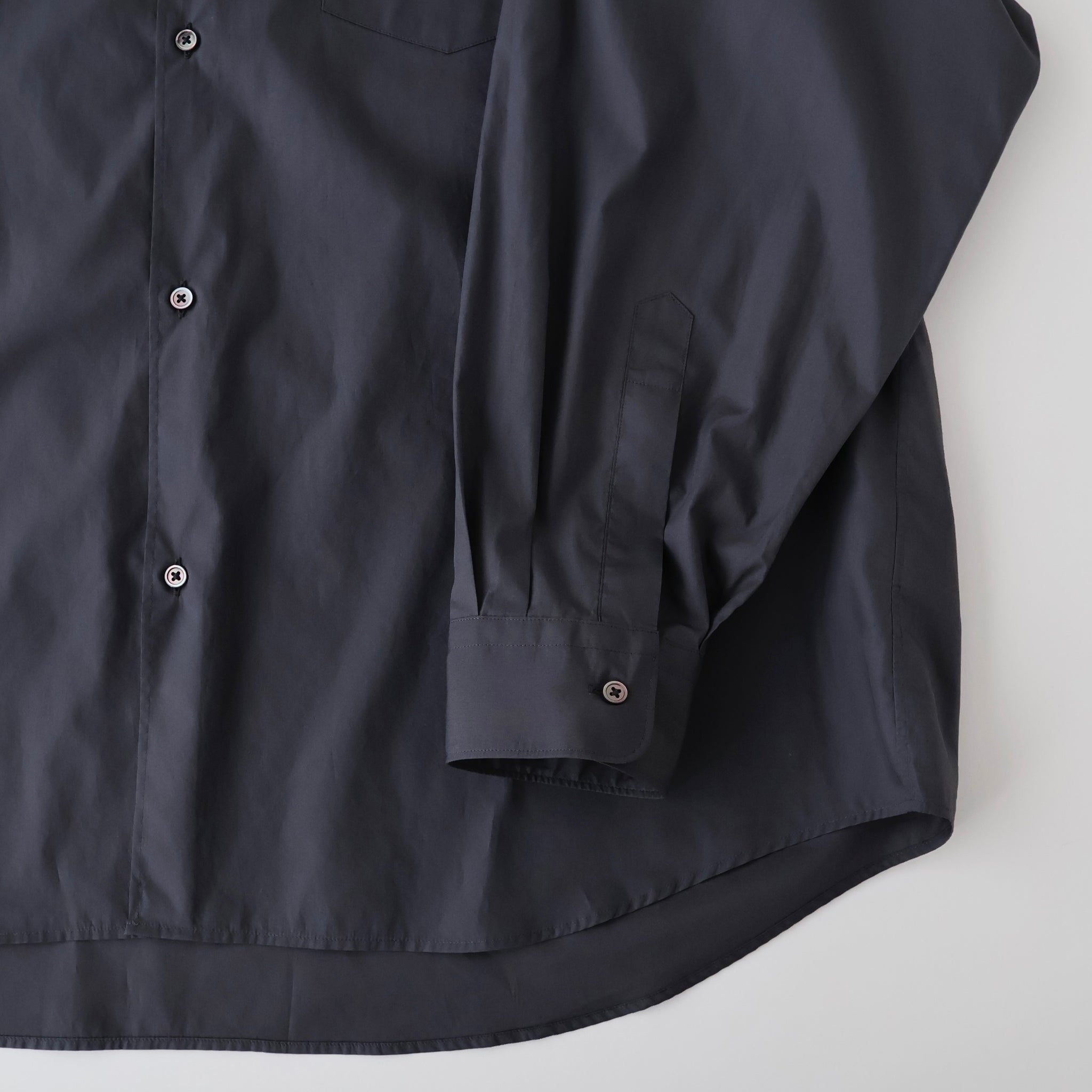 Broad L/S Oversized Regular Collar Shirt - ref. / Web Store