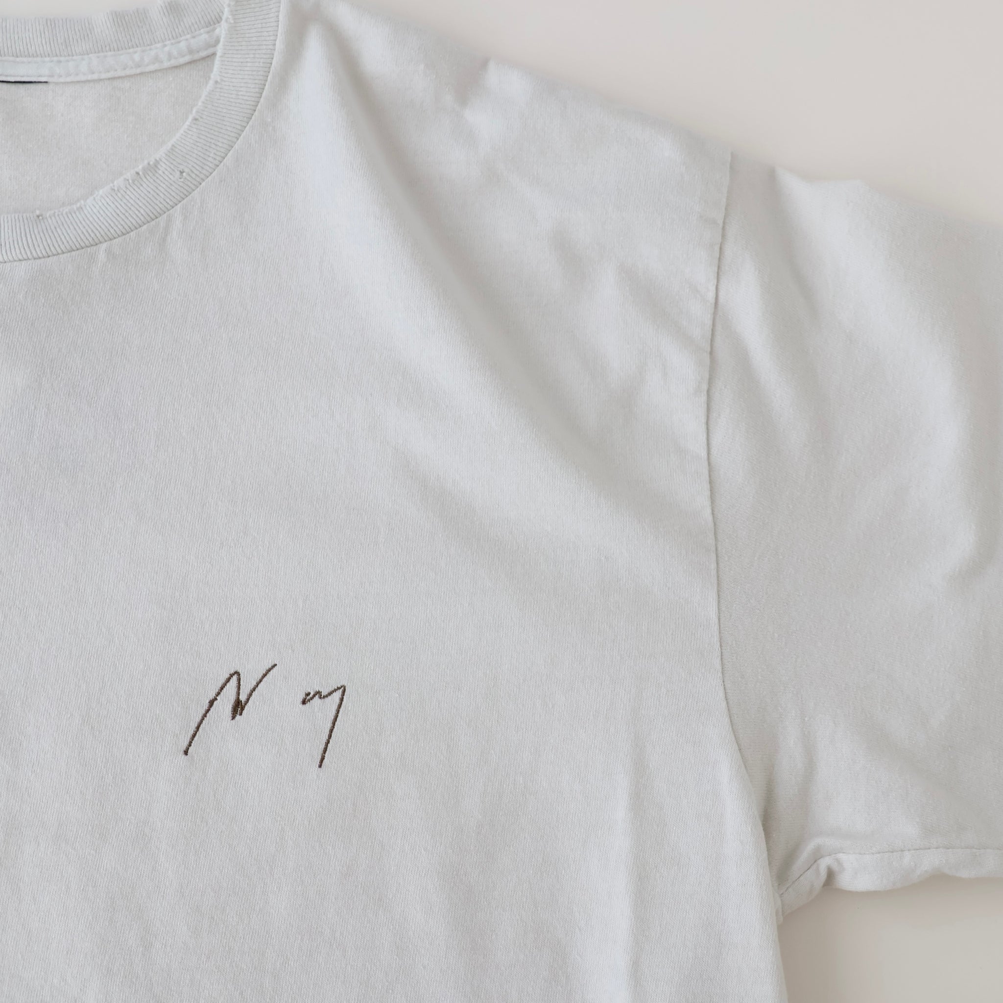 EMBROIDERY DYED LS T-SHIRT