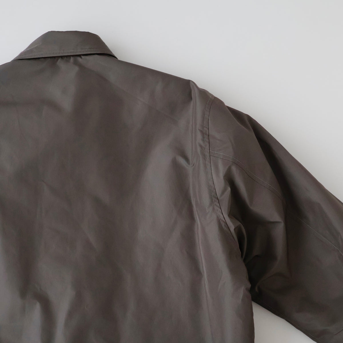 Silk Poly Coach Jacket