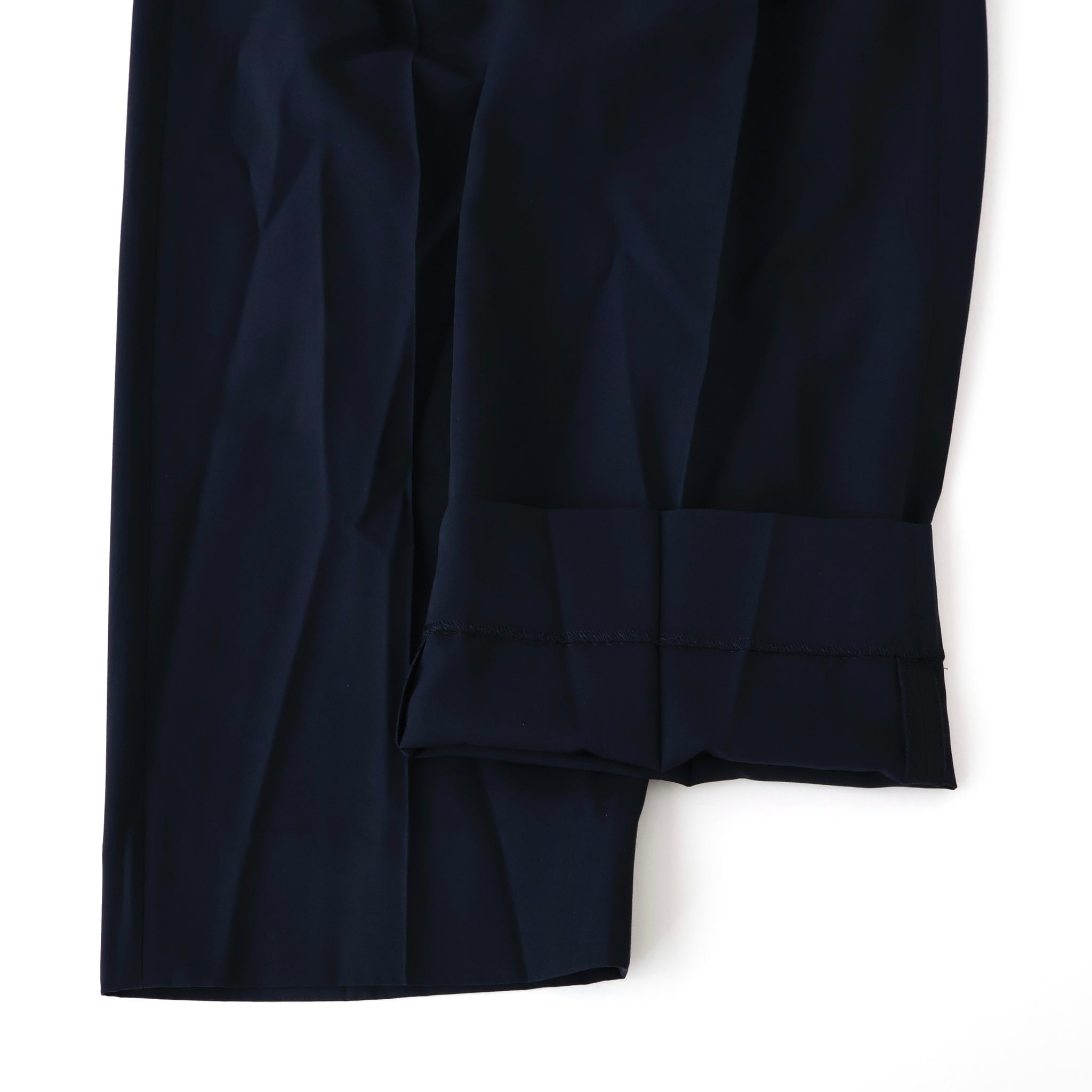 Wool Rayon Wide Trousers
