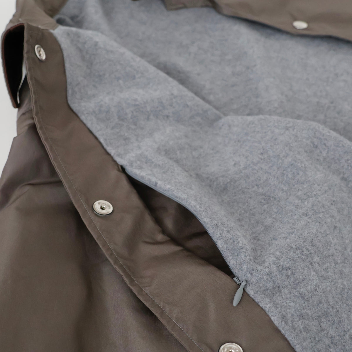 Silk Poly Coach Jacket