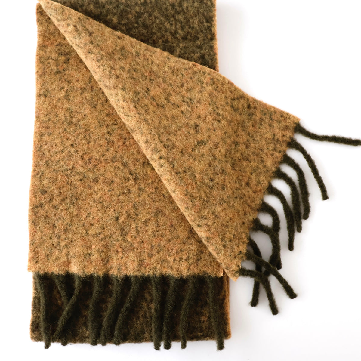 Two Colour Woolly Scarf