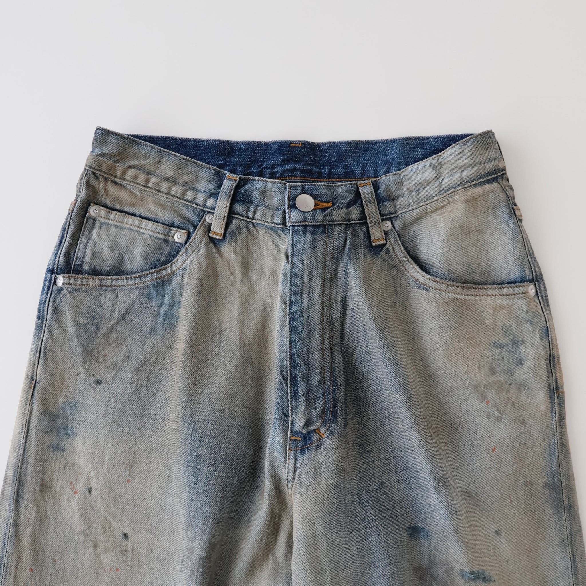 CRASH MIDDLE STRAIGHT 5P DENIM PANTS - ref. / Web Store