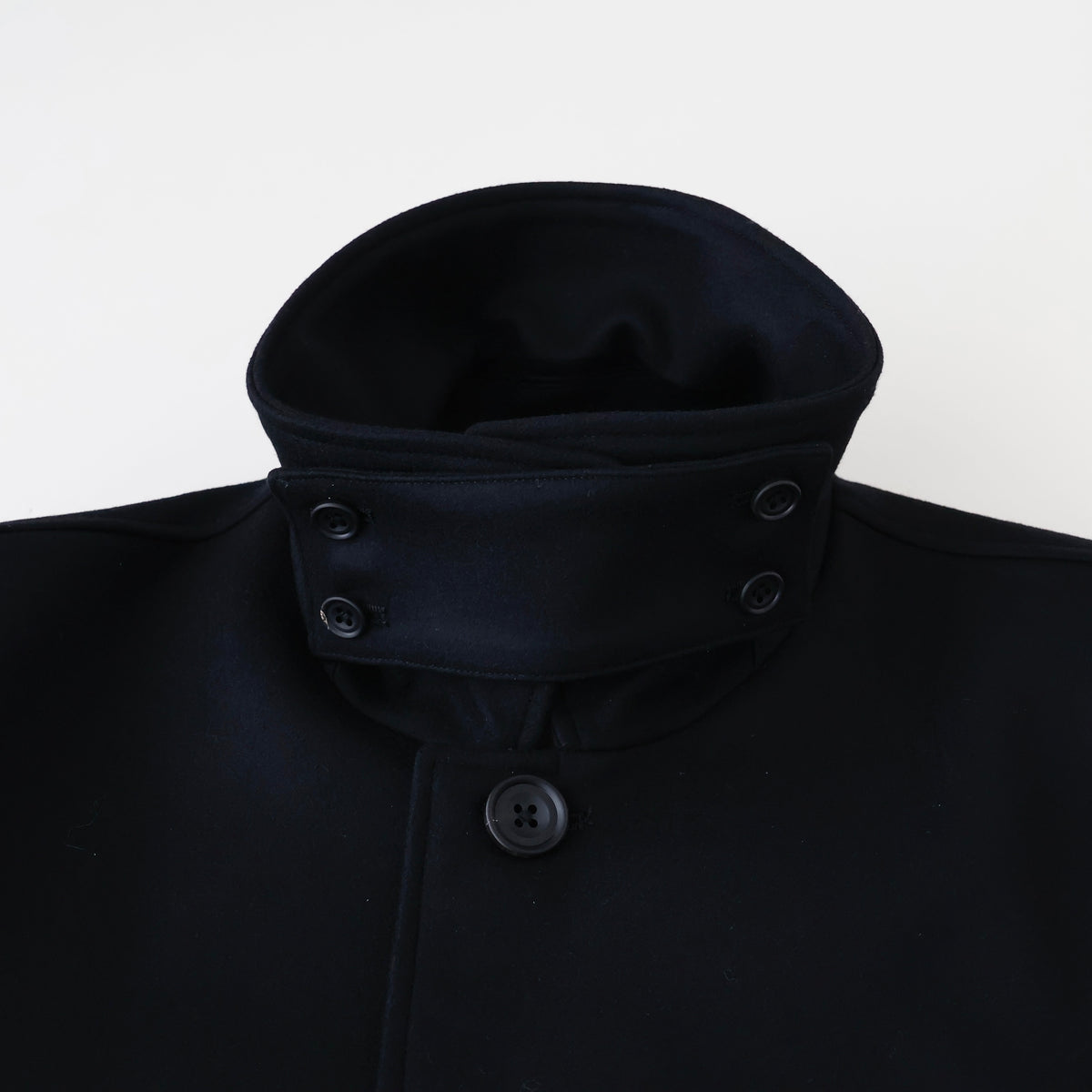 WOOL MELTON OVERSIZED INVESTIGATED COAT