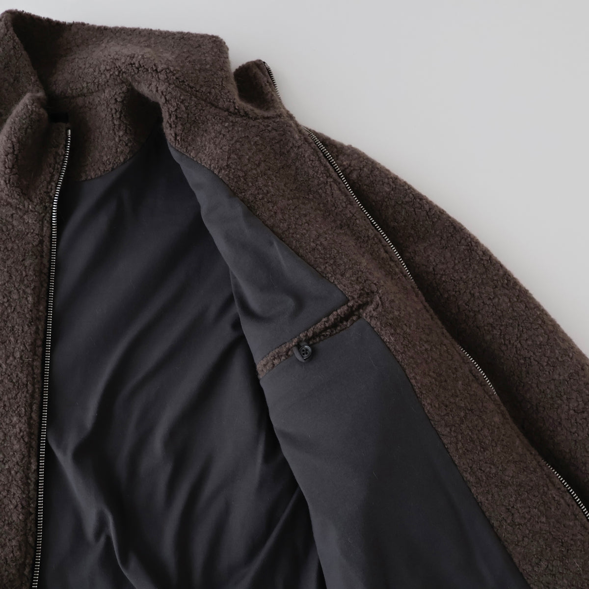 Boa Fleece Jacket in Angora/Virgin Wool
