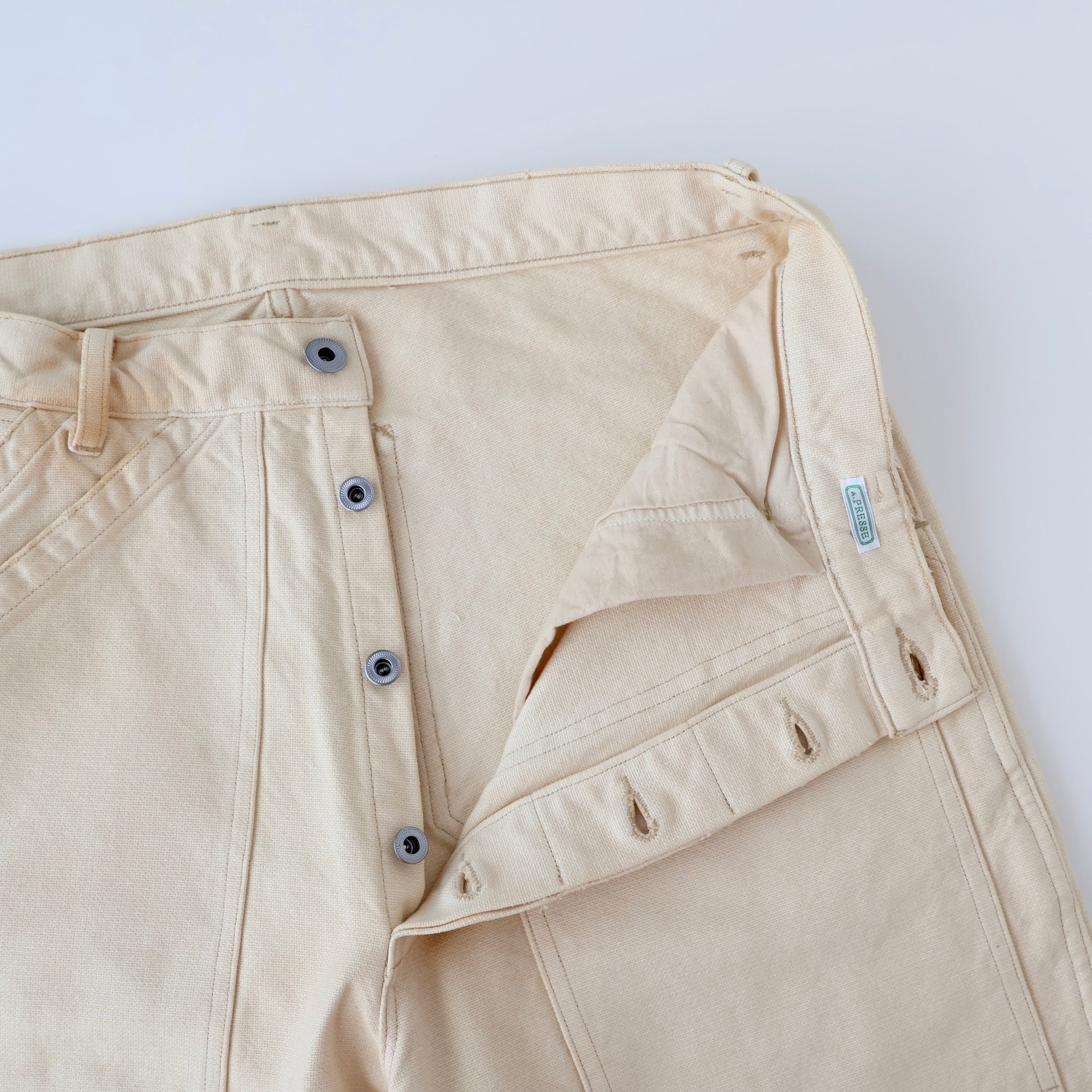 Vintage Silk Hemp Double Knee Pants