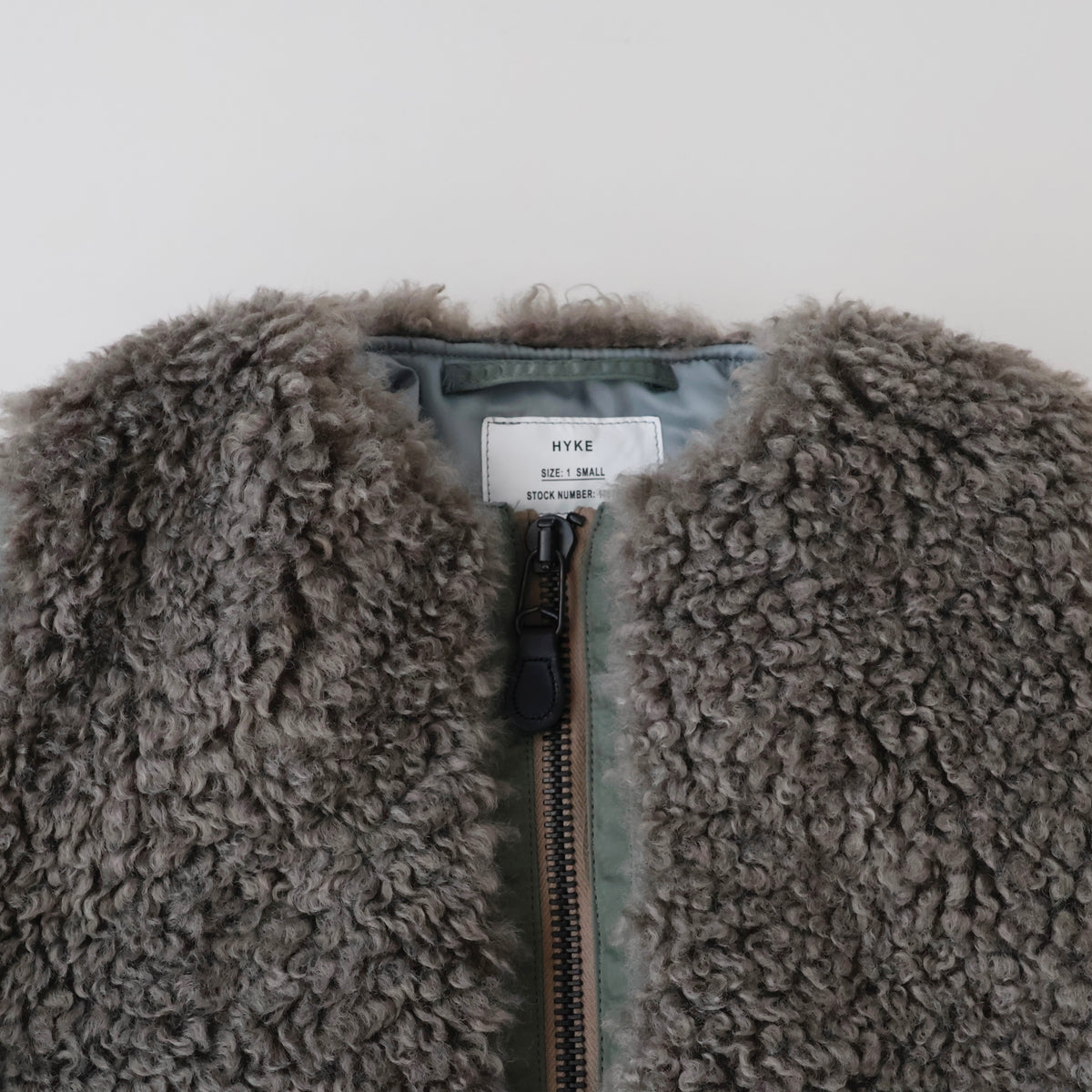 FAUX SHEARLING TYPE MA-1 JACKET
