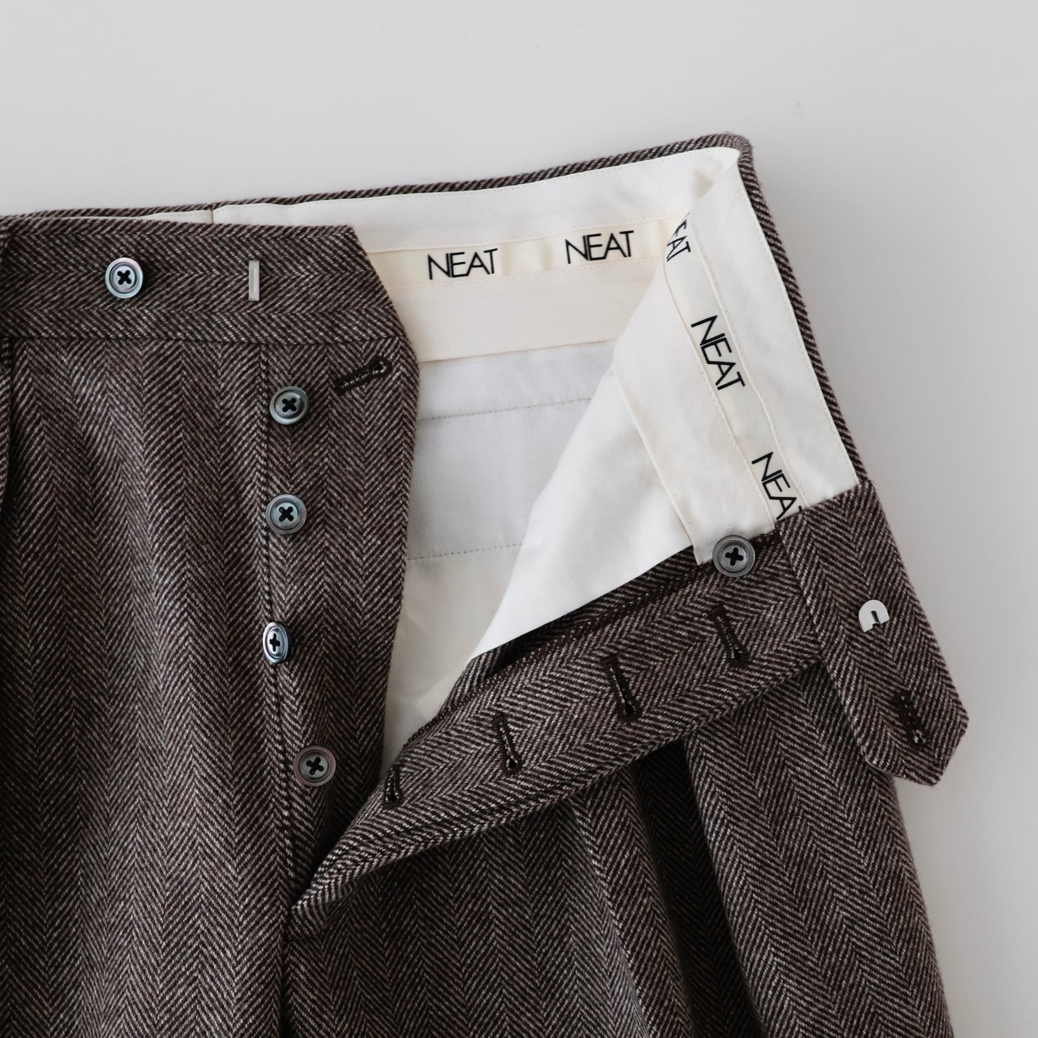 Wool Herringbone Wide