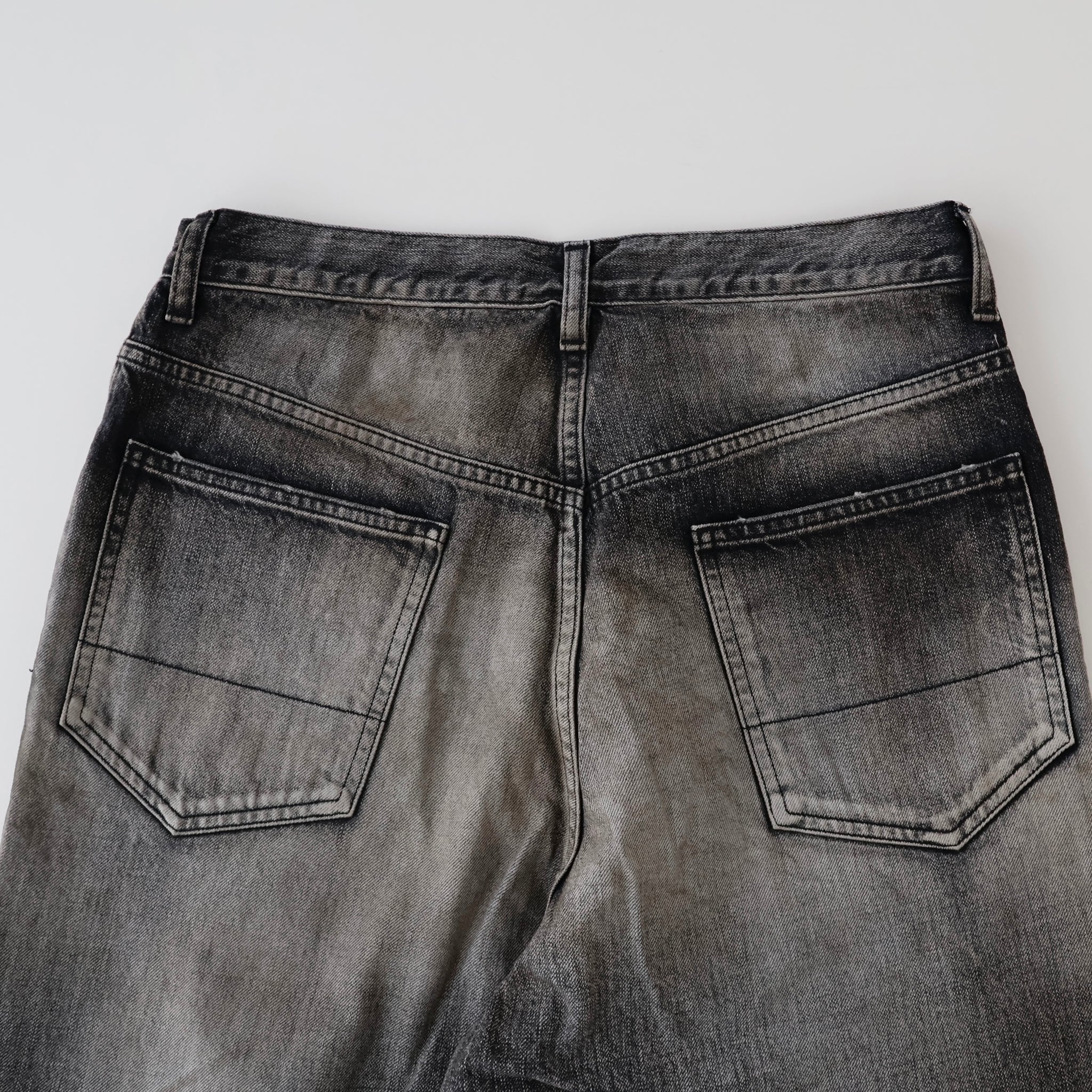 CRASH MIDDLE STRAIGHT 5P DENIM PANTS - ref. / Web Store