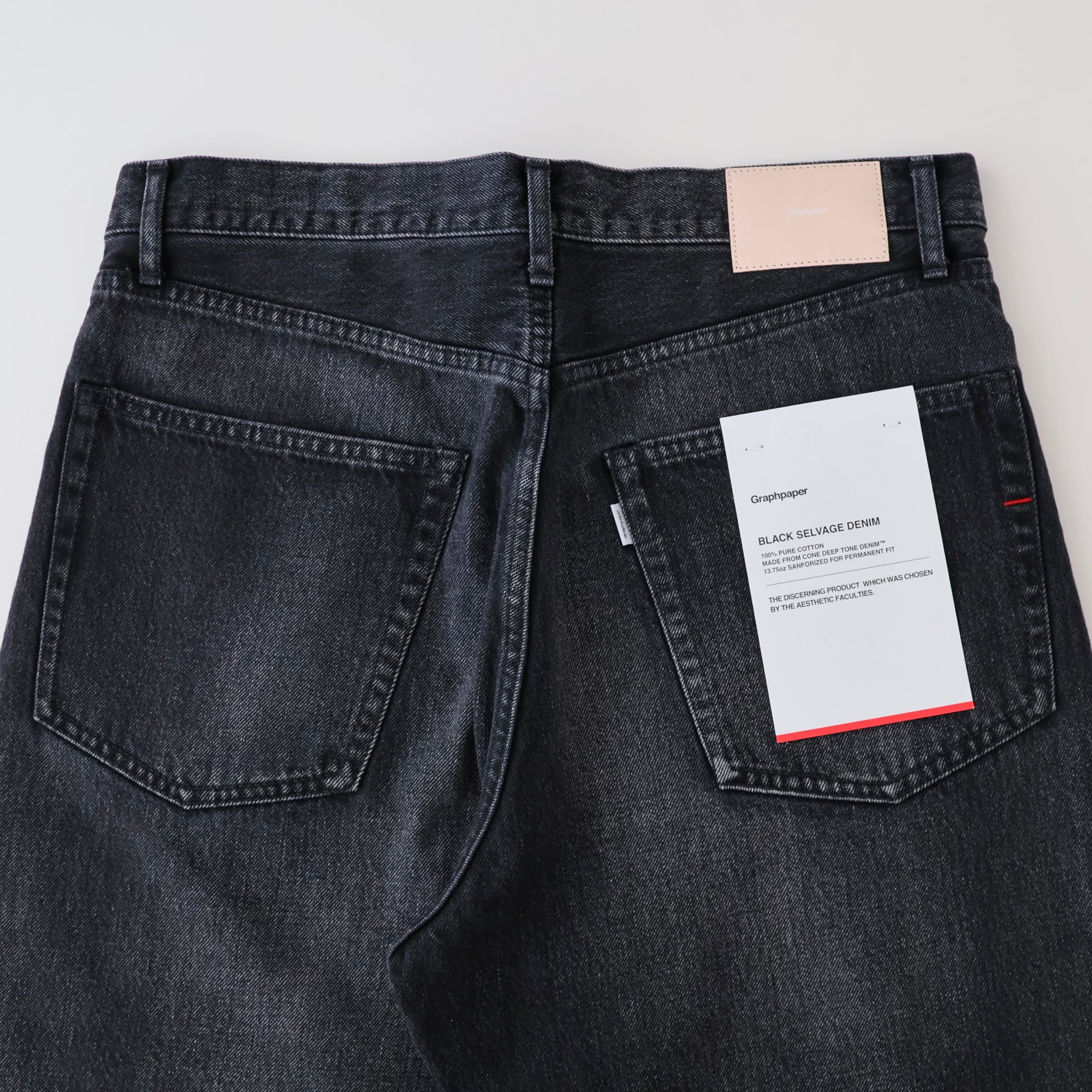 Selvage Denim Five Pocket Tapered Pants