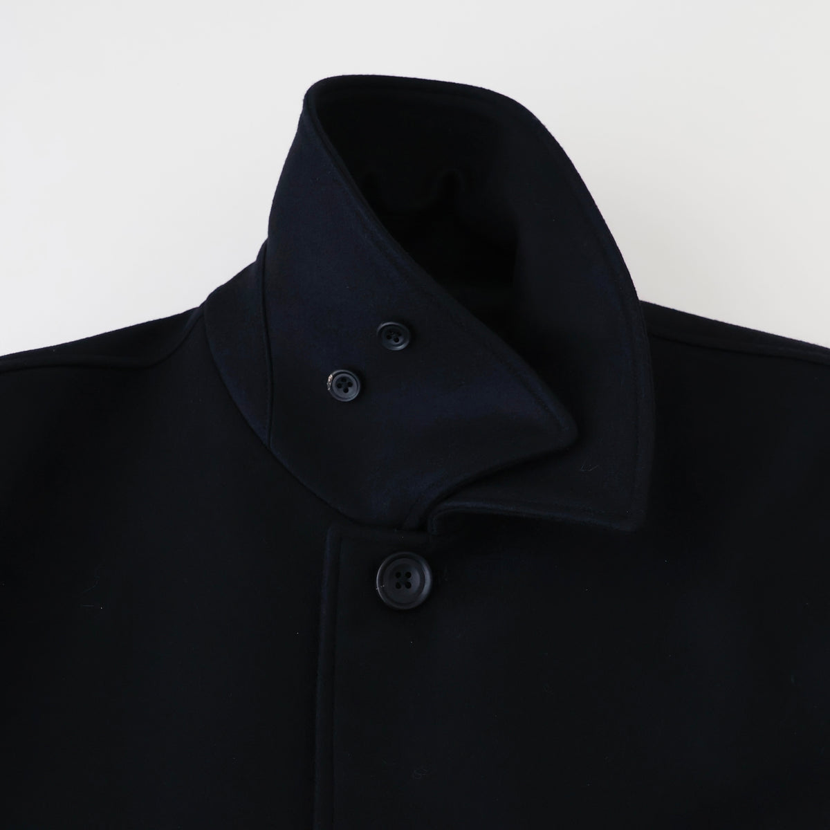 WOOL MELTON OVERSIZED INVESTIGATED COAT