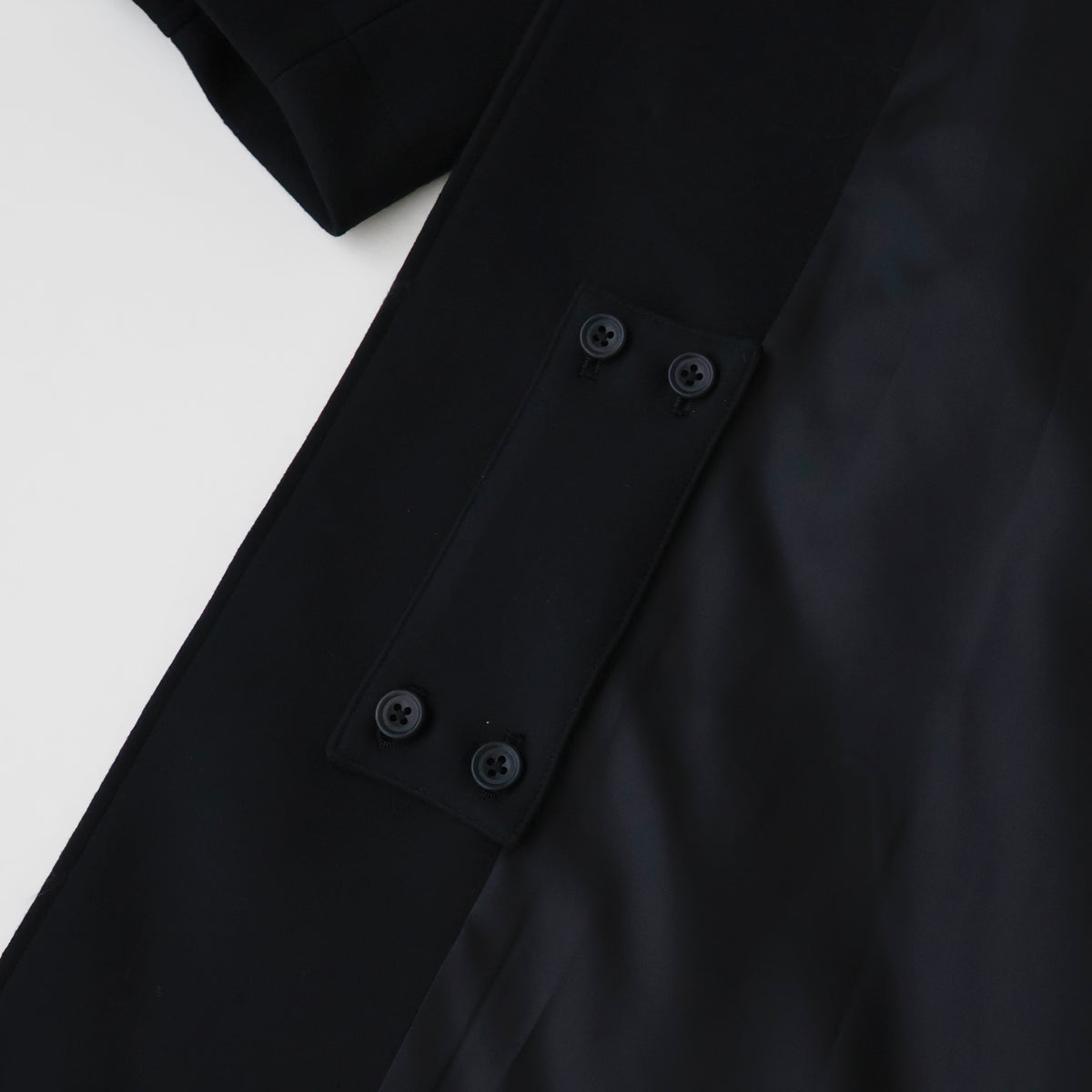 WOOL MELTON OVERSIZED INVESTIGATED COAT