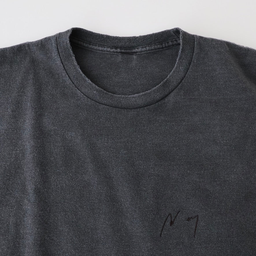 EMBROIDERY DYED LS T-SHIRT