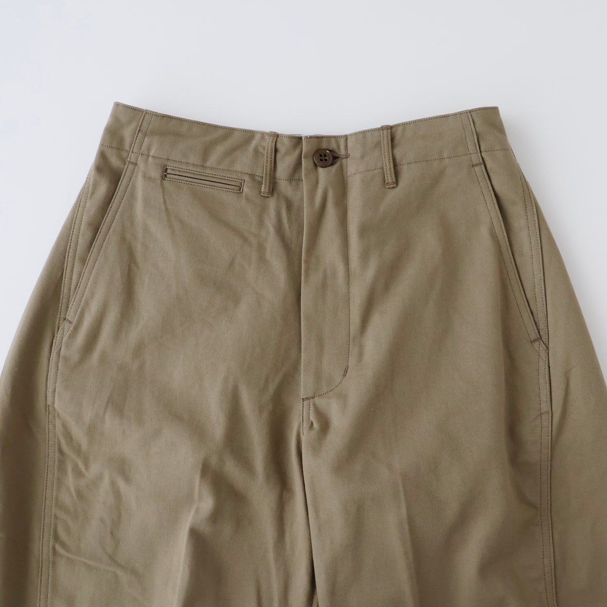 BARREL LEG CHINO TROUSERS