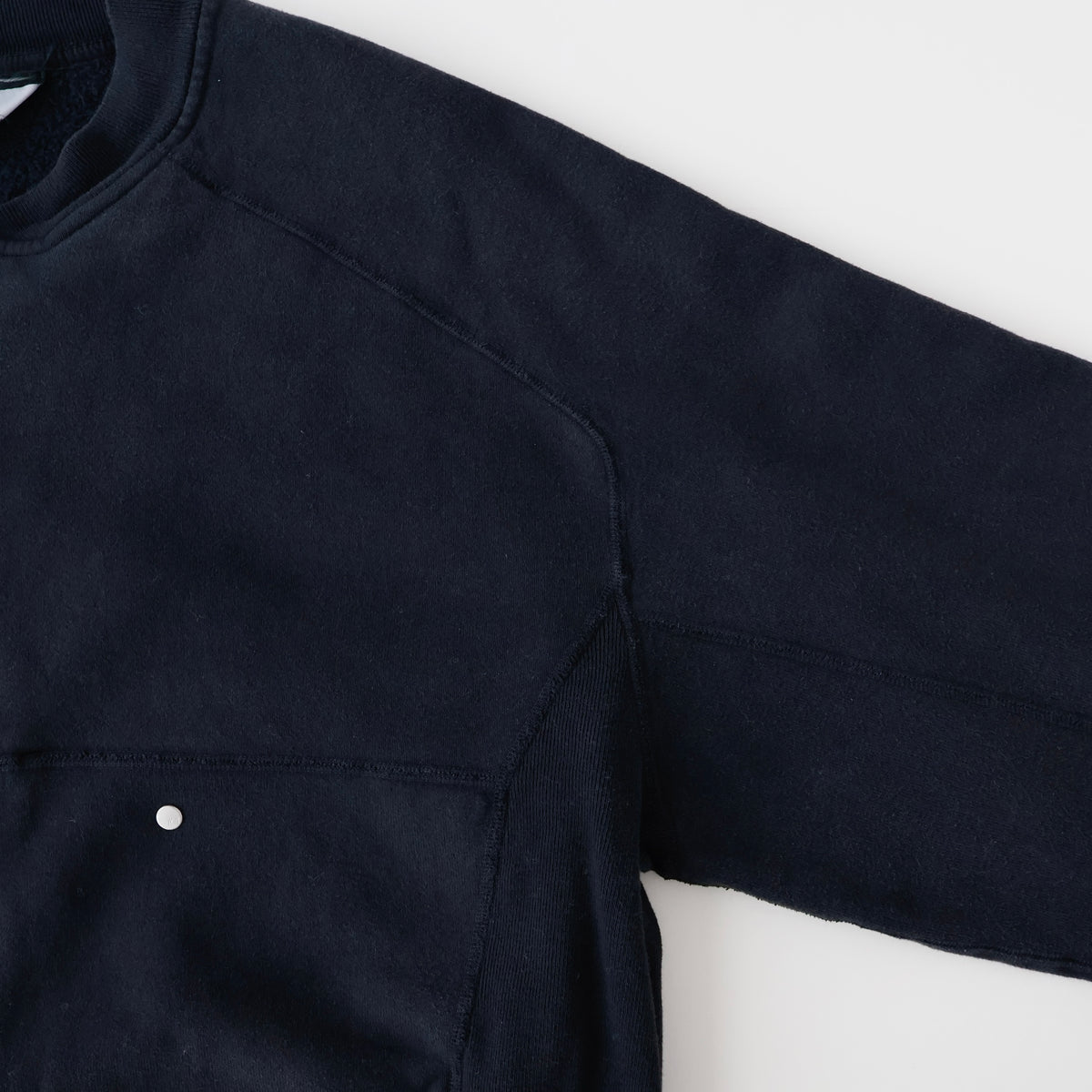 FLEECE-LINED SWEAT VERSITY SHIRT