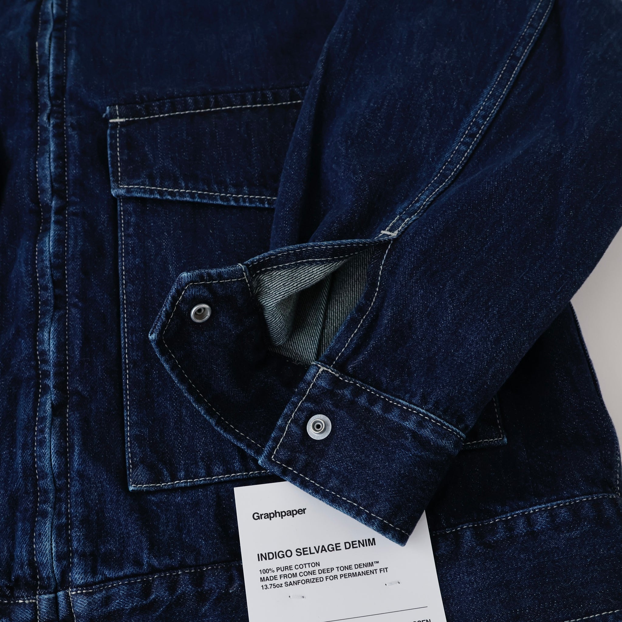Selvage Denim Zip Jacket - ref. / Web Store