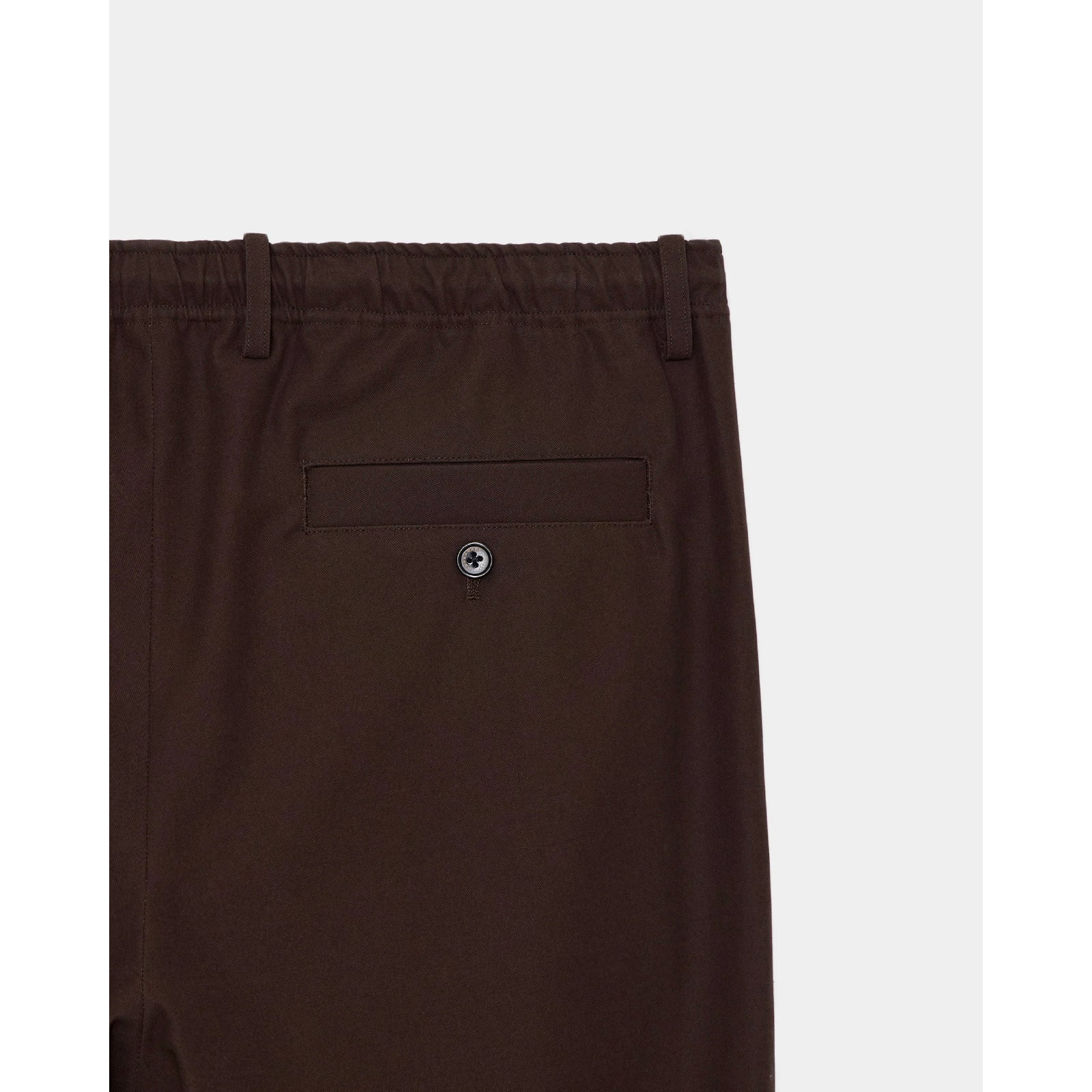 Organic Cotton 40/2 Gabardine Double Pleated Easy Trousers