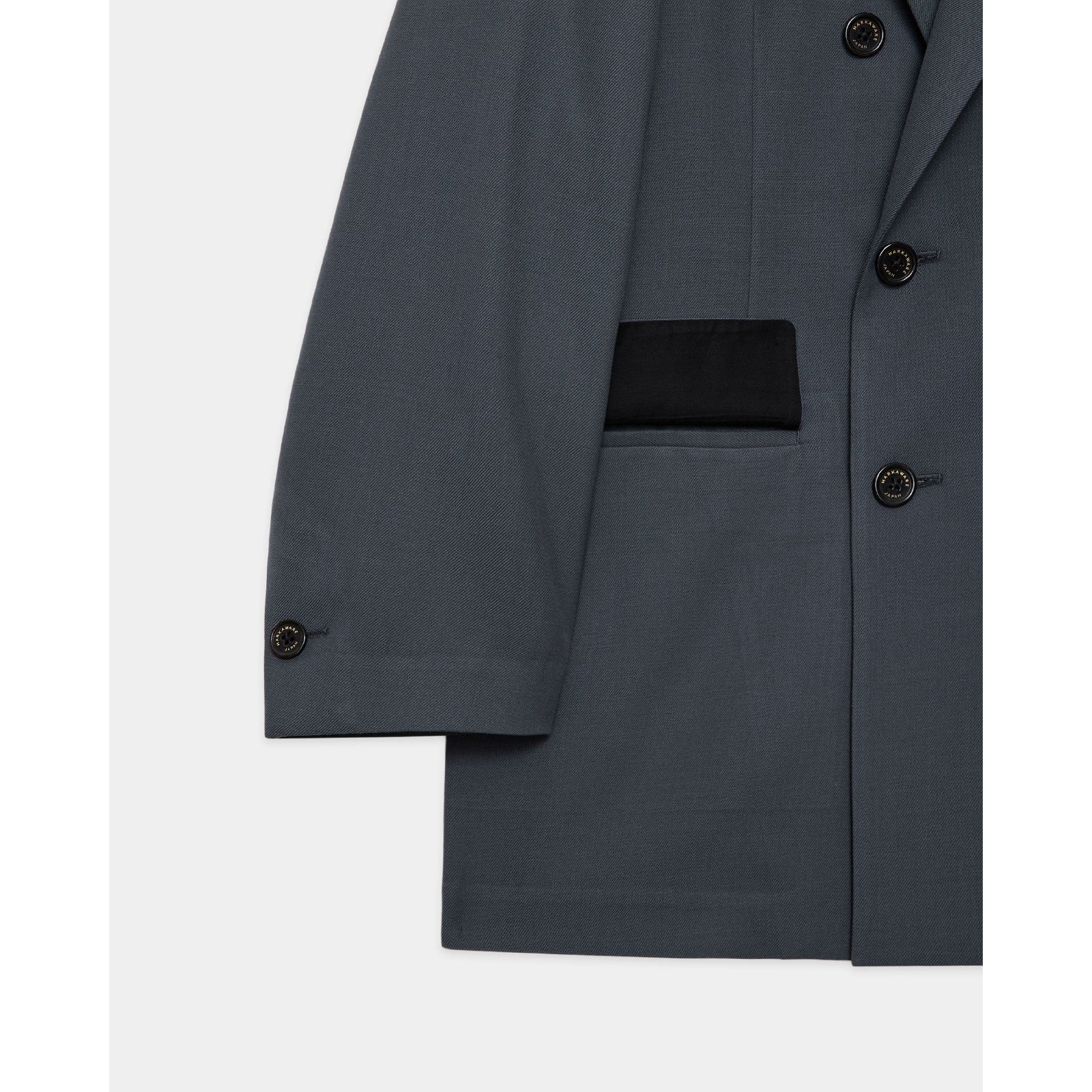 Organic Wool Survival Cloth® Double Breasted Comfort Jacket
