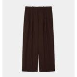Organic Wool Survival Cloth® Triple Pleated Wide Trousers OLIVE DRAB