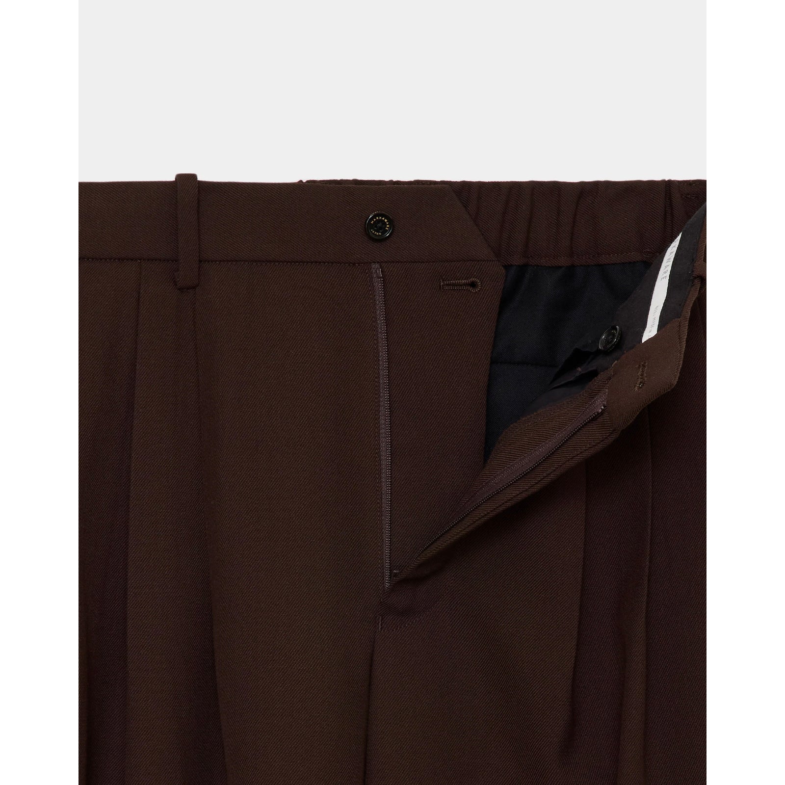 Organic Wool Survival Cloth® Triple Pleated Wide Trousers