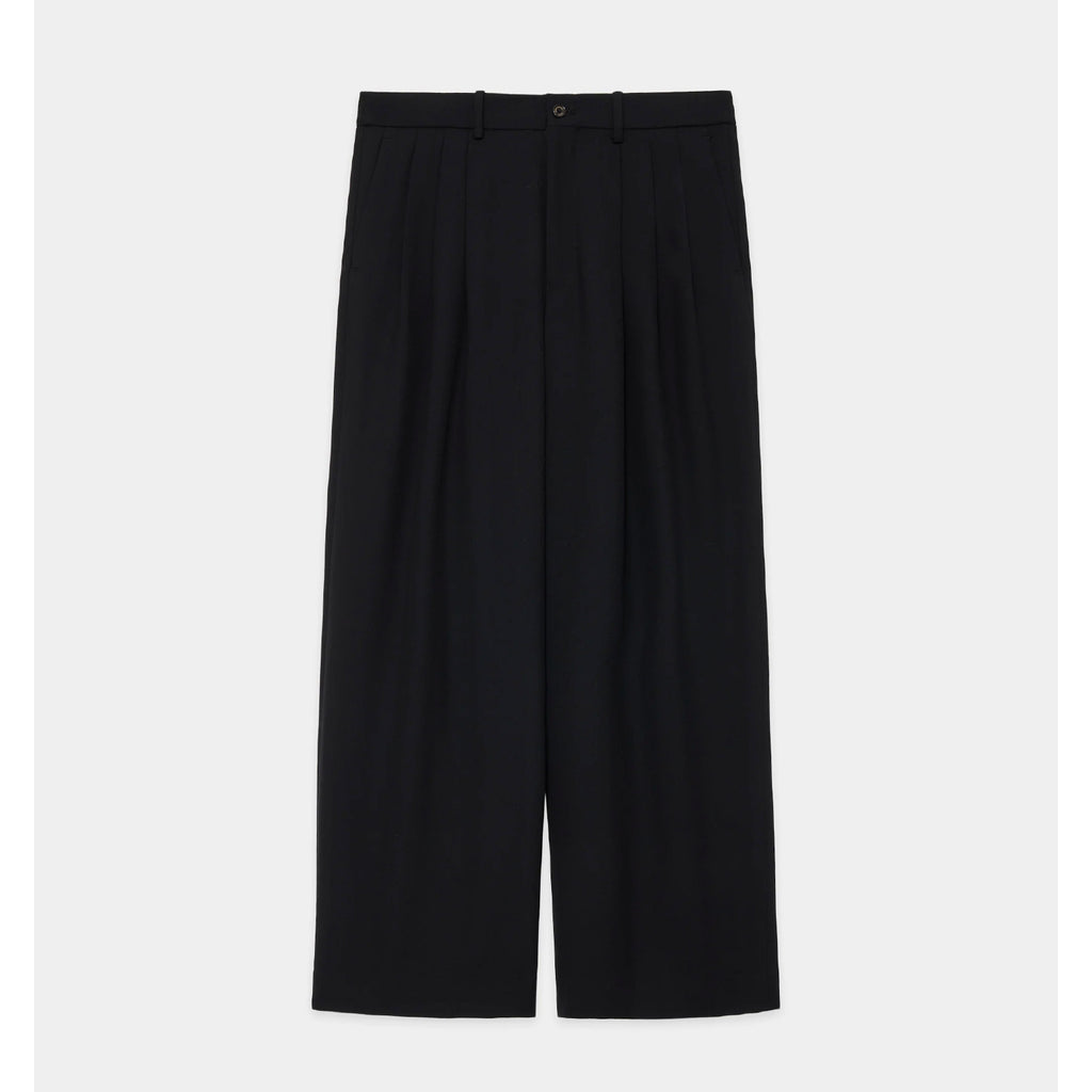 Organic Wool Survival Cloth® Triple Pleated Wide Trousers