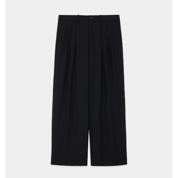 Organic Wool Survival Cloth® Triple Pleated Wide Trousers